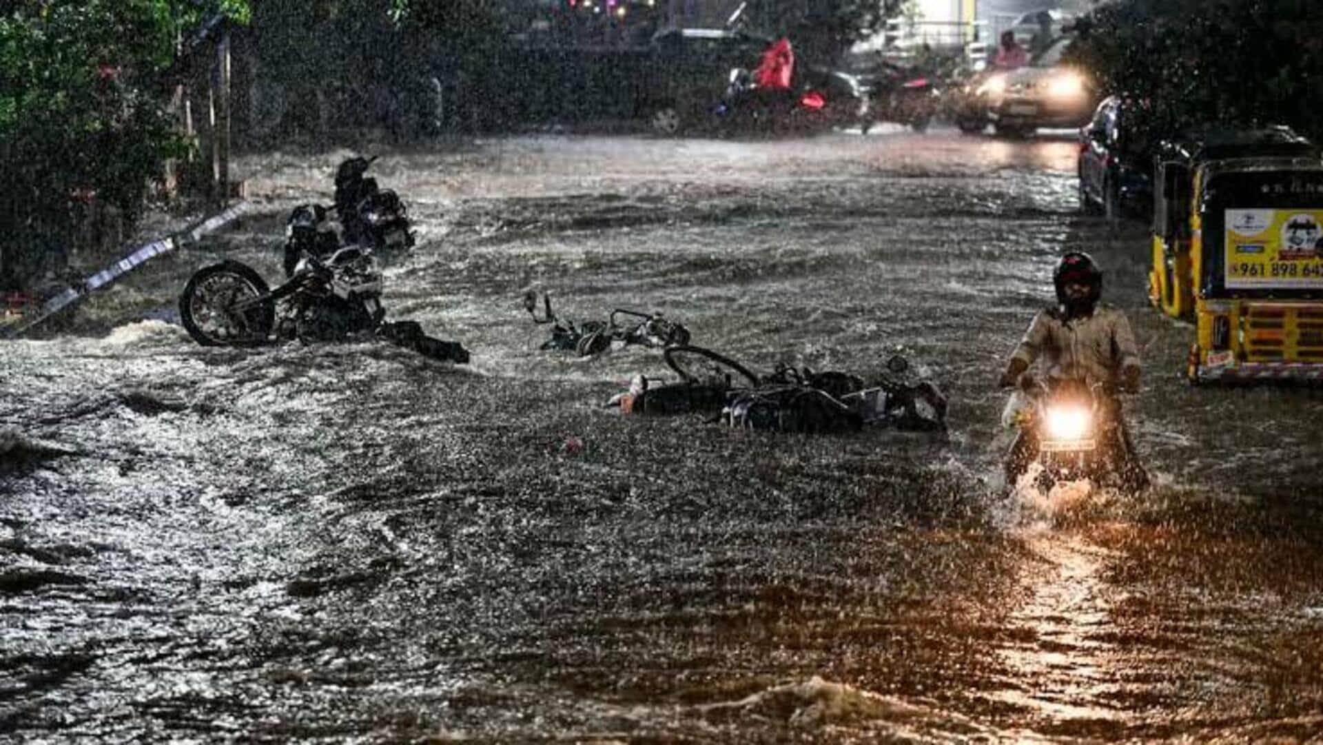 Flights diverted, firms allow WFH as heavy rain batters Hyderabad 