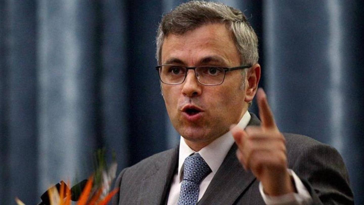 Omar Abdullah took to Twitter to criticize CM's remark Omar Abdullah took to Twitter to criticize CM's remark