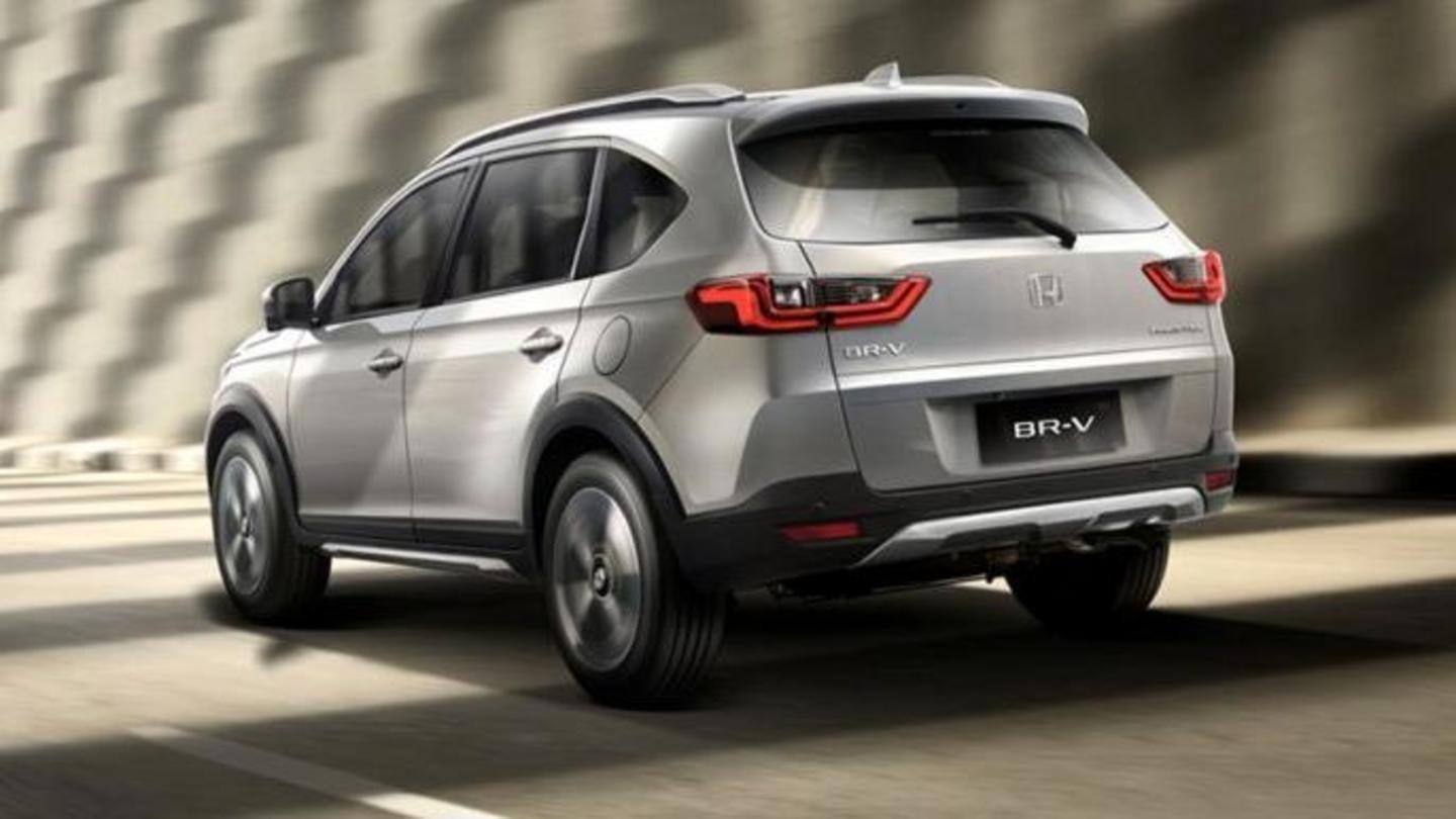 Honda BR-V, with sporty looks, breaks cover in Indonesia  NewsBytes