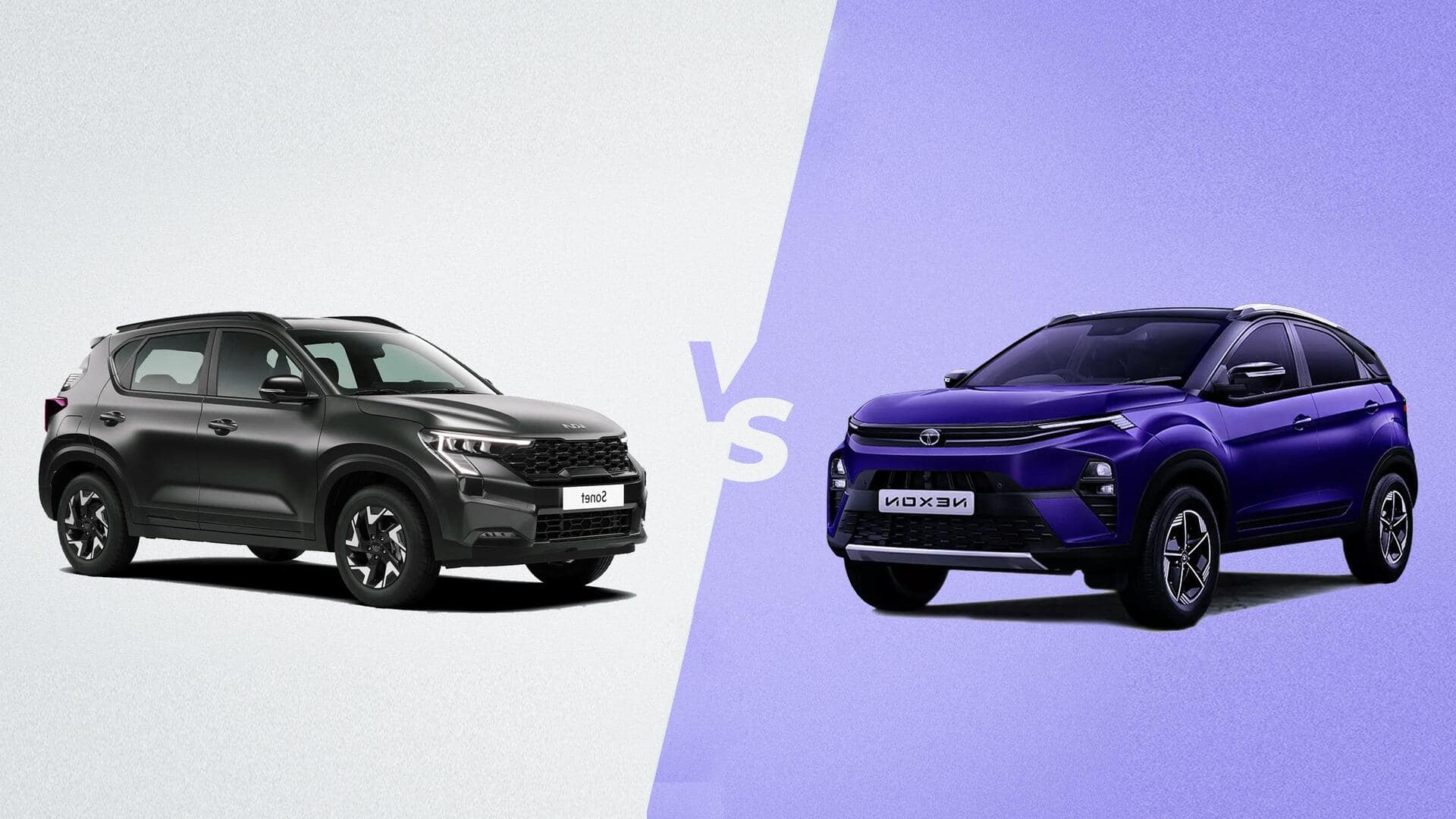 Kia Sonet (facelift) vs 2023 Tata Nexon: Which is better 