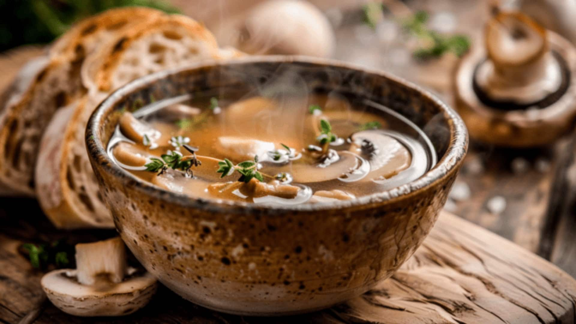 Enriching dishes with mushroom broth elegance