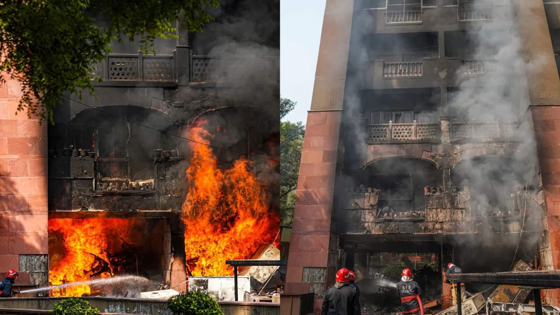 No water in fire system: Politicos slam Delhi government No water in fire system: Politicos slam Delhi government