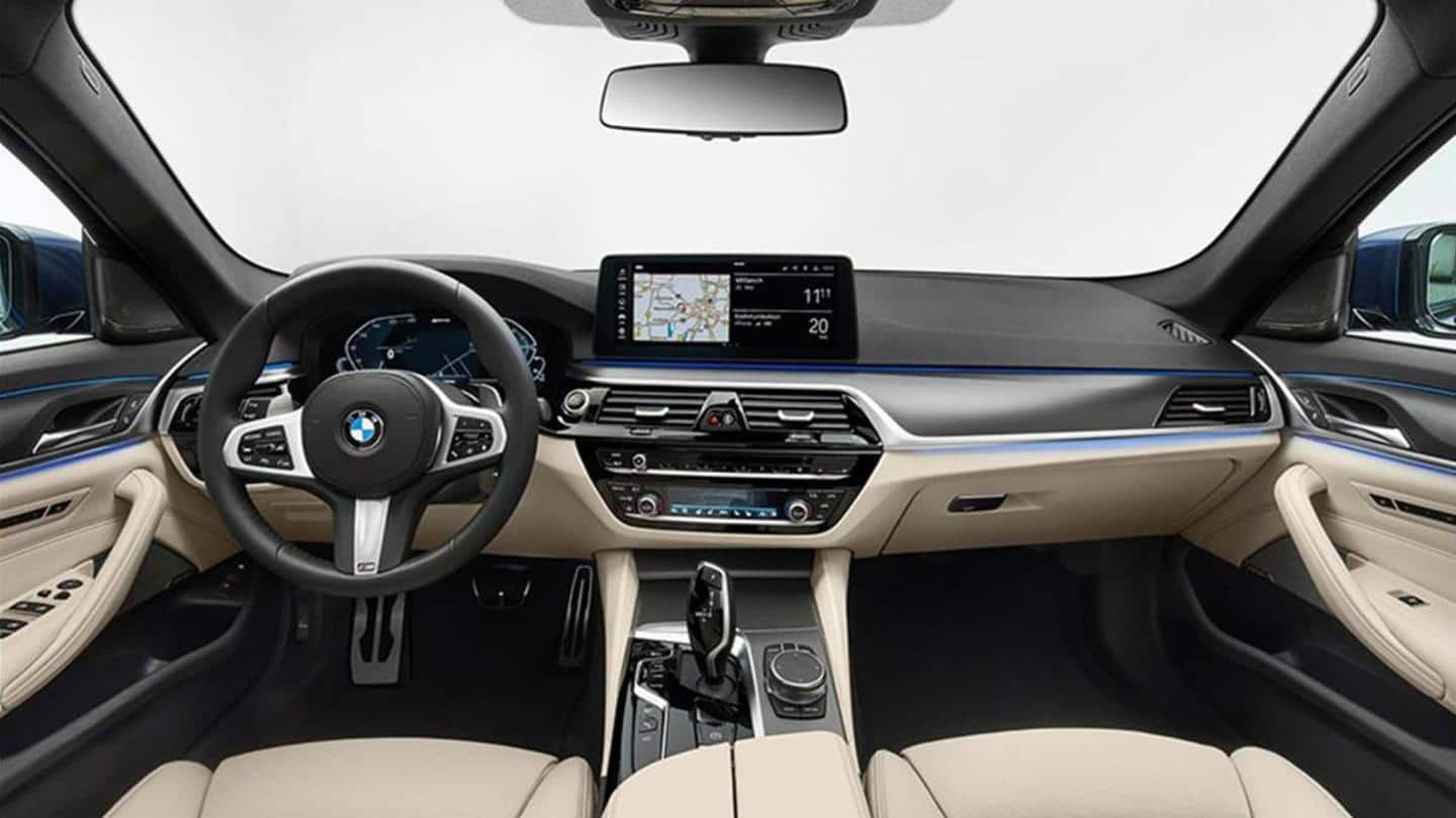Inside the cabin, there is a 10.3-inch touchscreen panel Inside the cabin, there is a 10.3-inch touchscreen panel