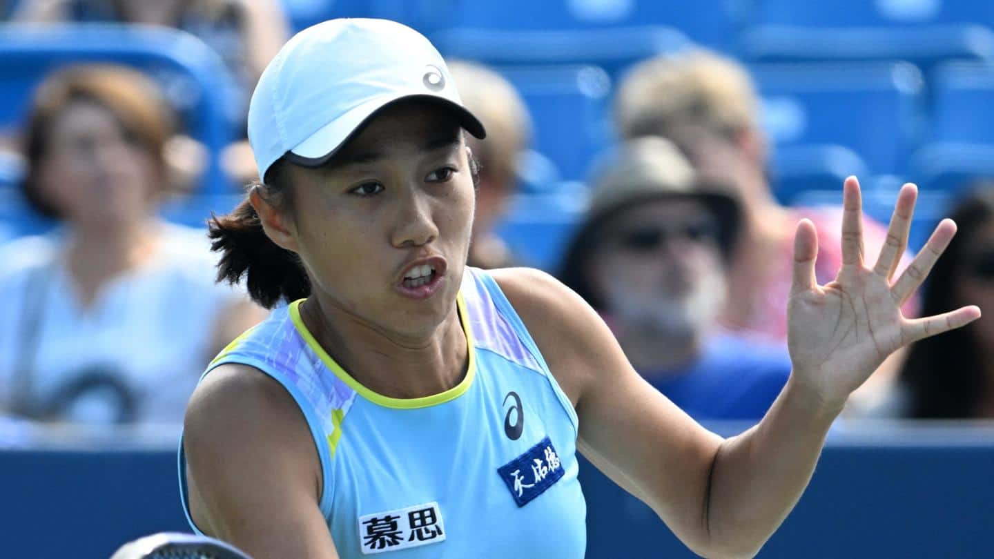 Western & Southern Open: Naomi Osaka stunned by Zhang Shuai