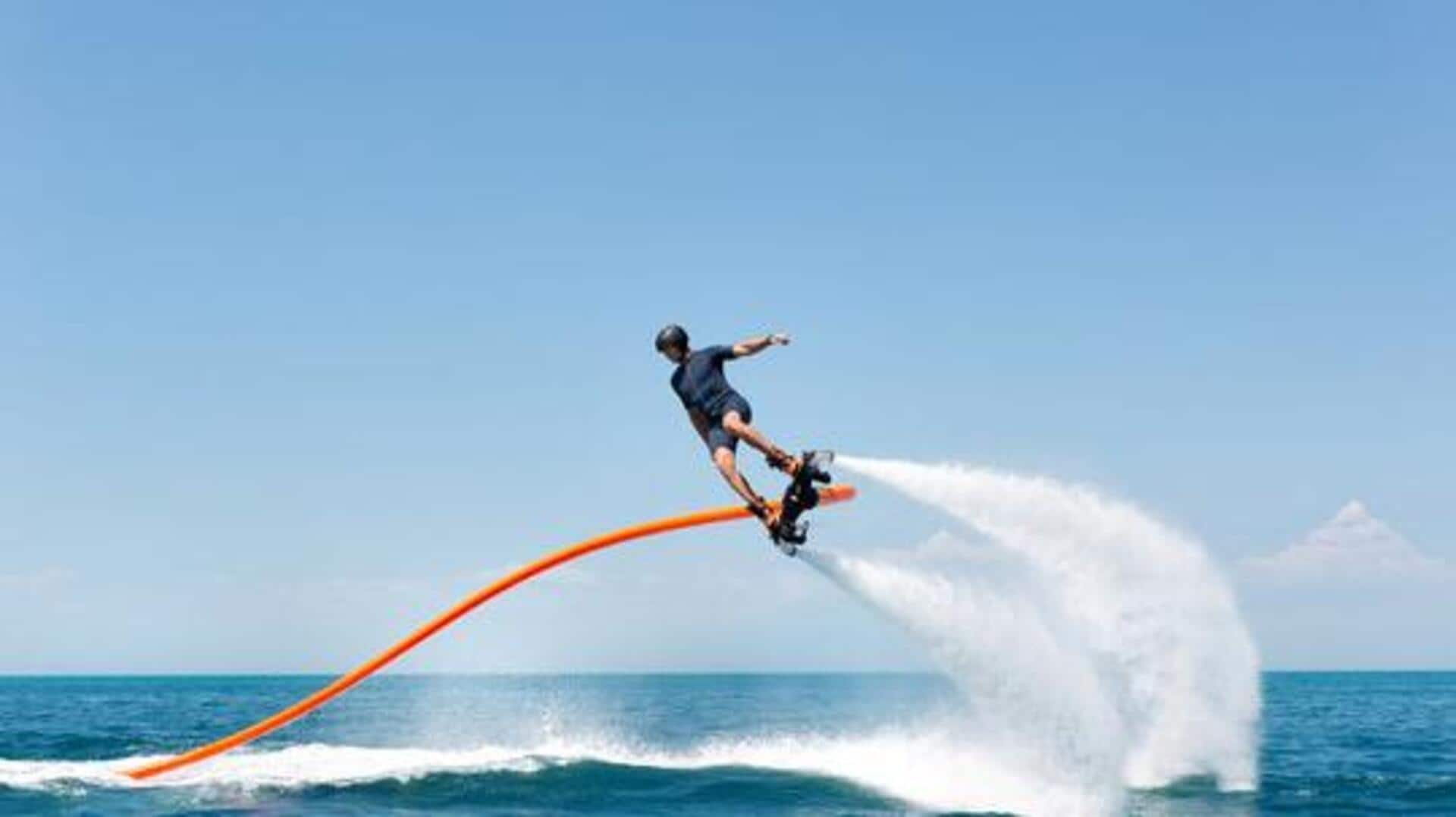 Flyboarding in the Maldives: A must-try adventure