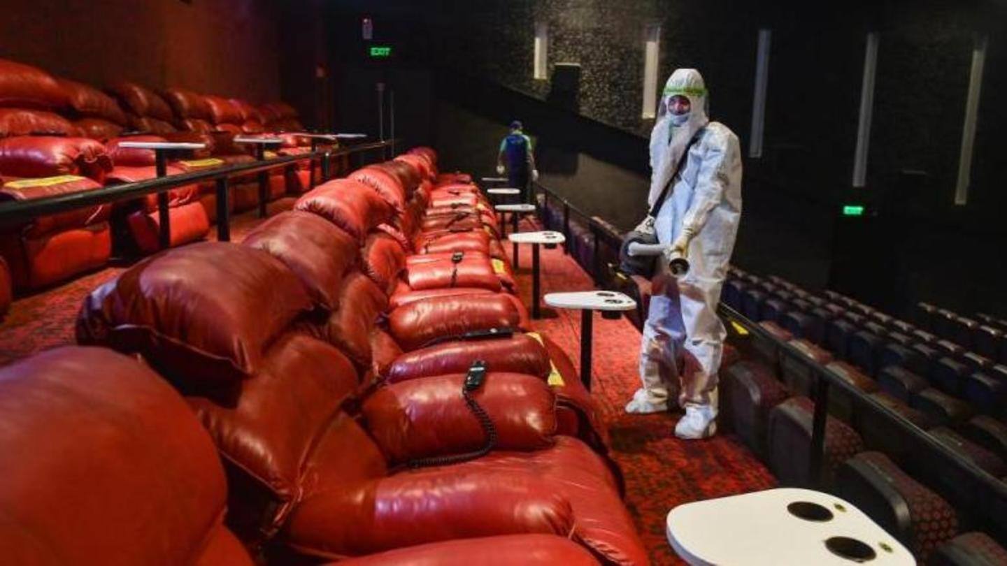 Cinemas, theaters allowed with 50% seating capacity Cinemas, theaters allowed with 50% seating capacity