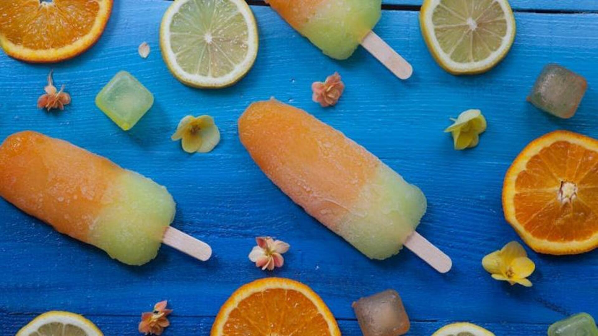 Countering hot flashes with DIY herbal ice pops