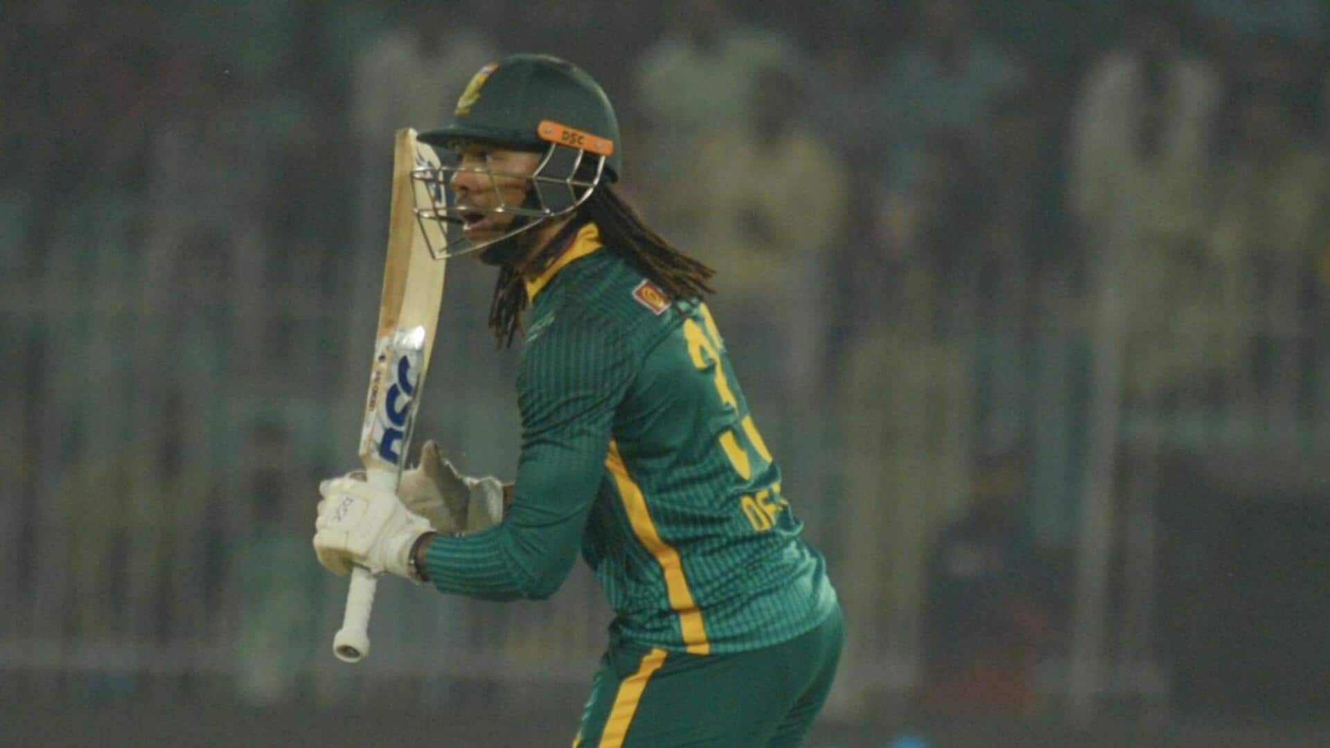 2nd ODI, Tony de Zorzi hammers 76 versus Pakistan: Stats