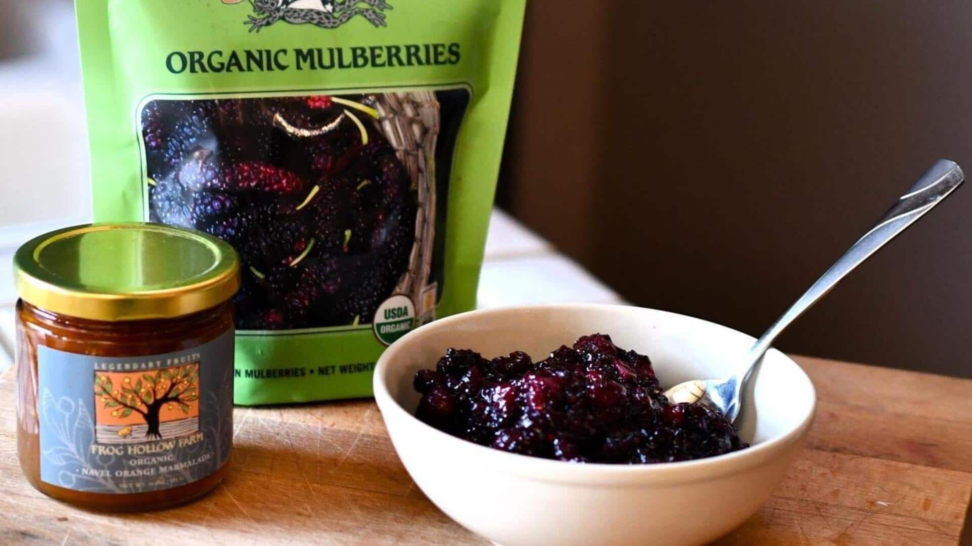 When in Kyrgyzstan, taste their mulberry-based snacks