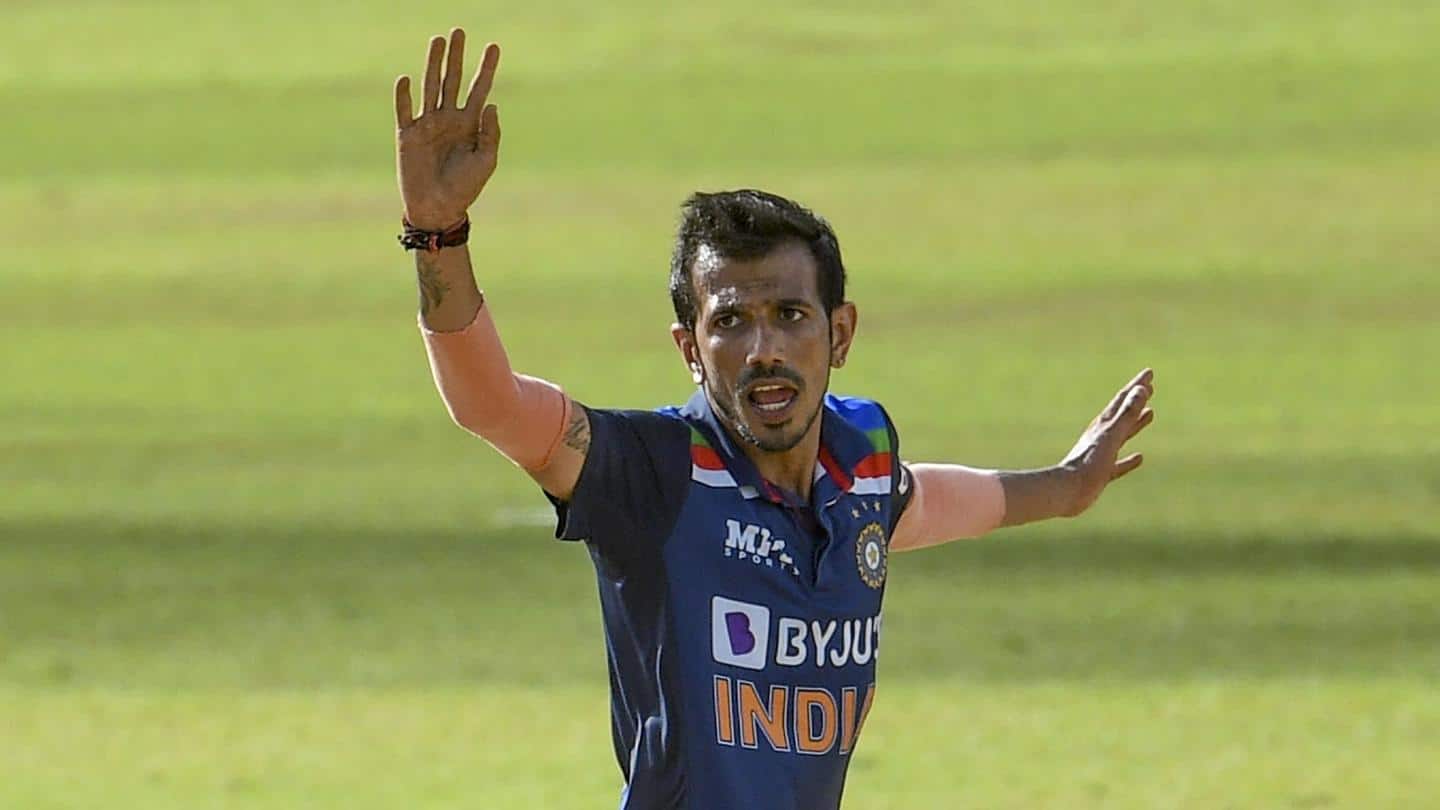 Chahal equals Tahir's tally in T20Is Chahal equals Tahir's tally in T20Is