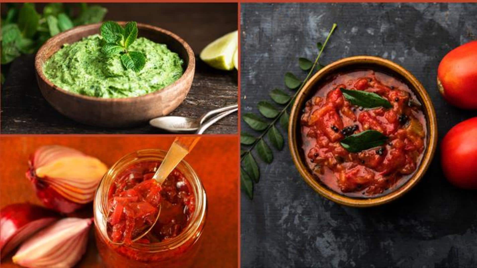 Here are a few popular chutneys to try at home