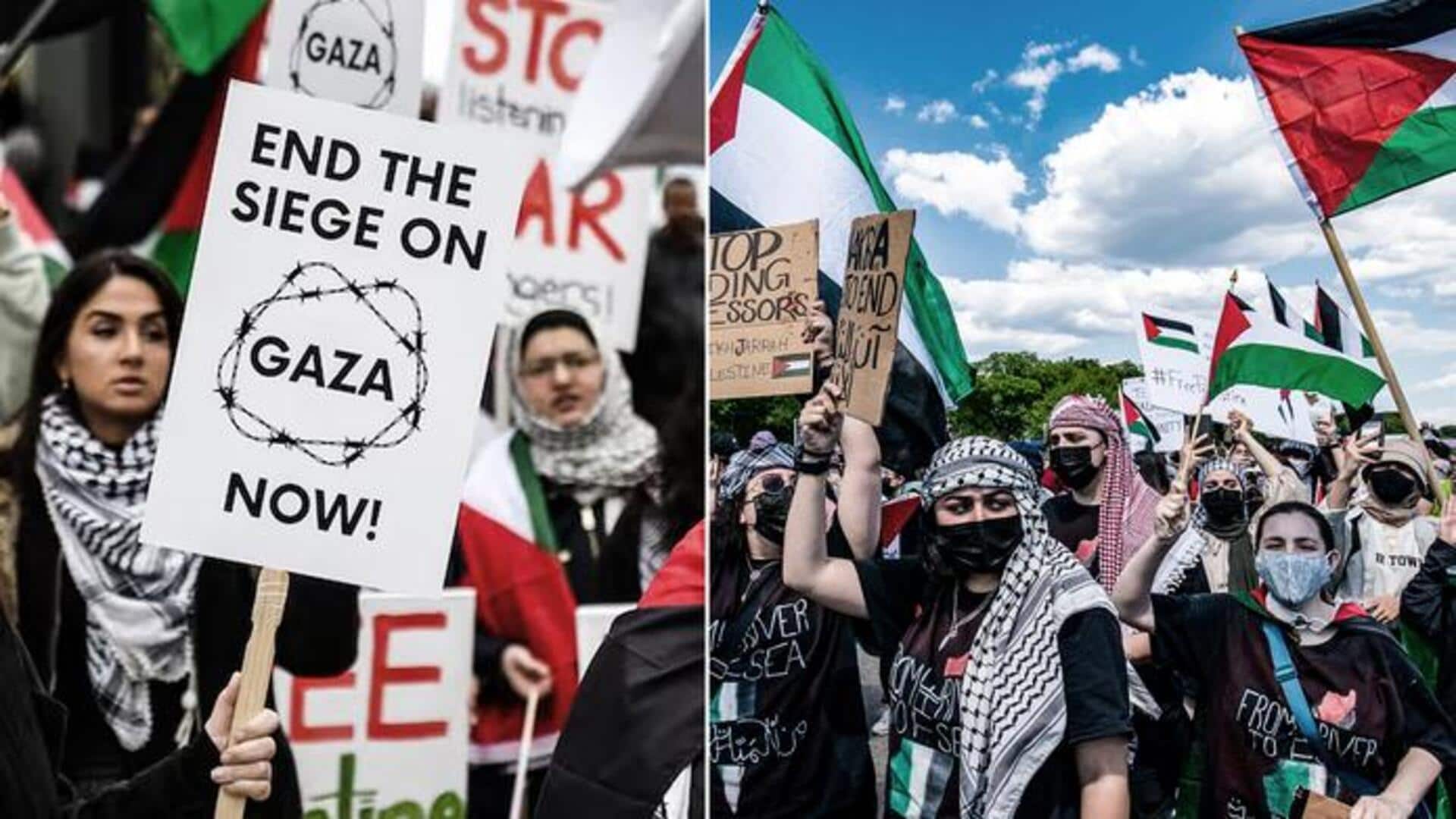 Pro-Palestine protests erupt in West Asia following Gaza hospital strike