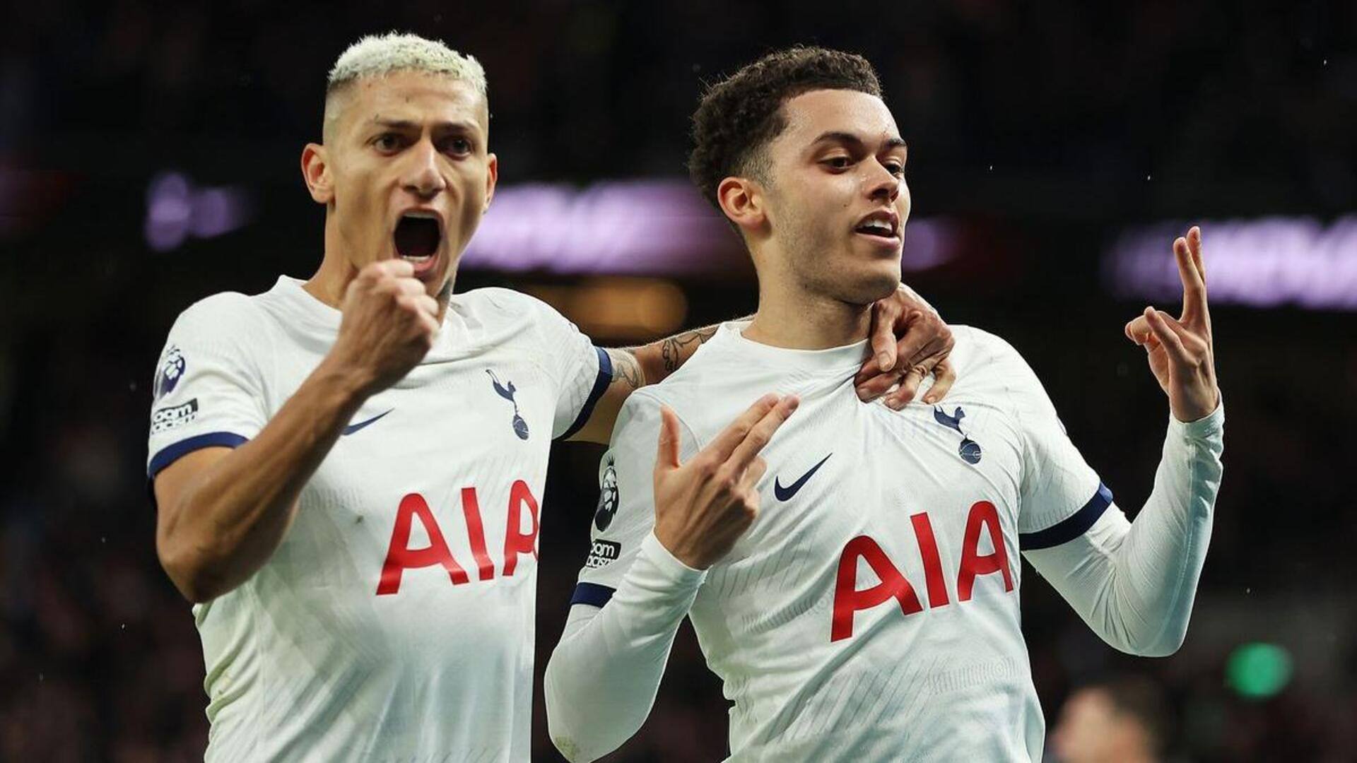 Premier League 2023-24, Tottenham pip Brighton 2-1: Key stats