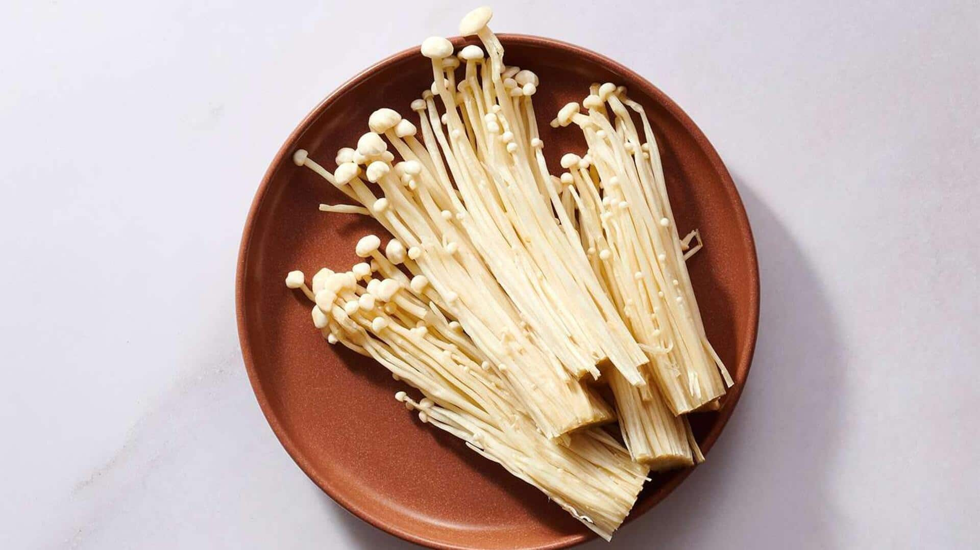 Love soups? Add enoki mushrooms for extra flavor