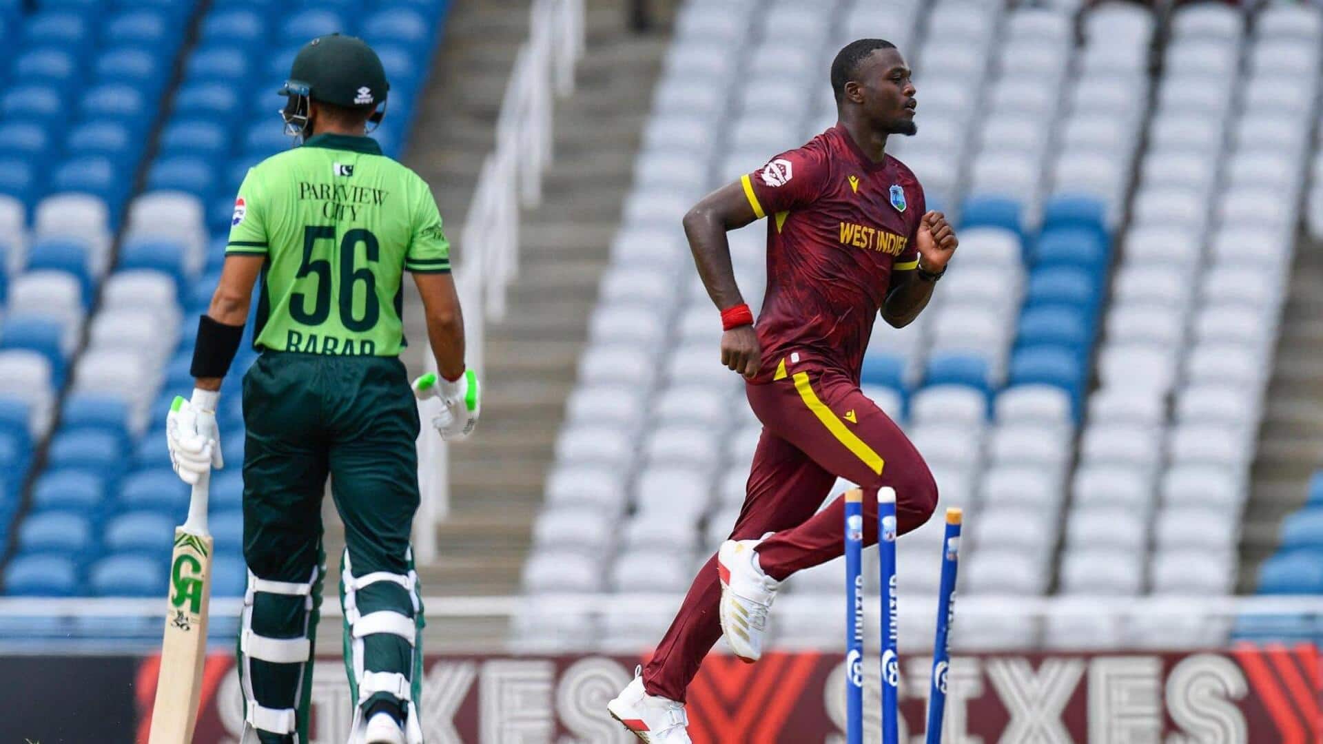 Jayden Seales reclama tres fer en el segundo ODI de lluvia versus Pakistán Jayden Seales reclama tres fer en el segundo ODI de lluvia versus Pakistán