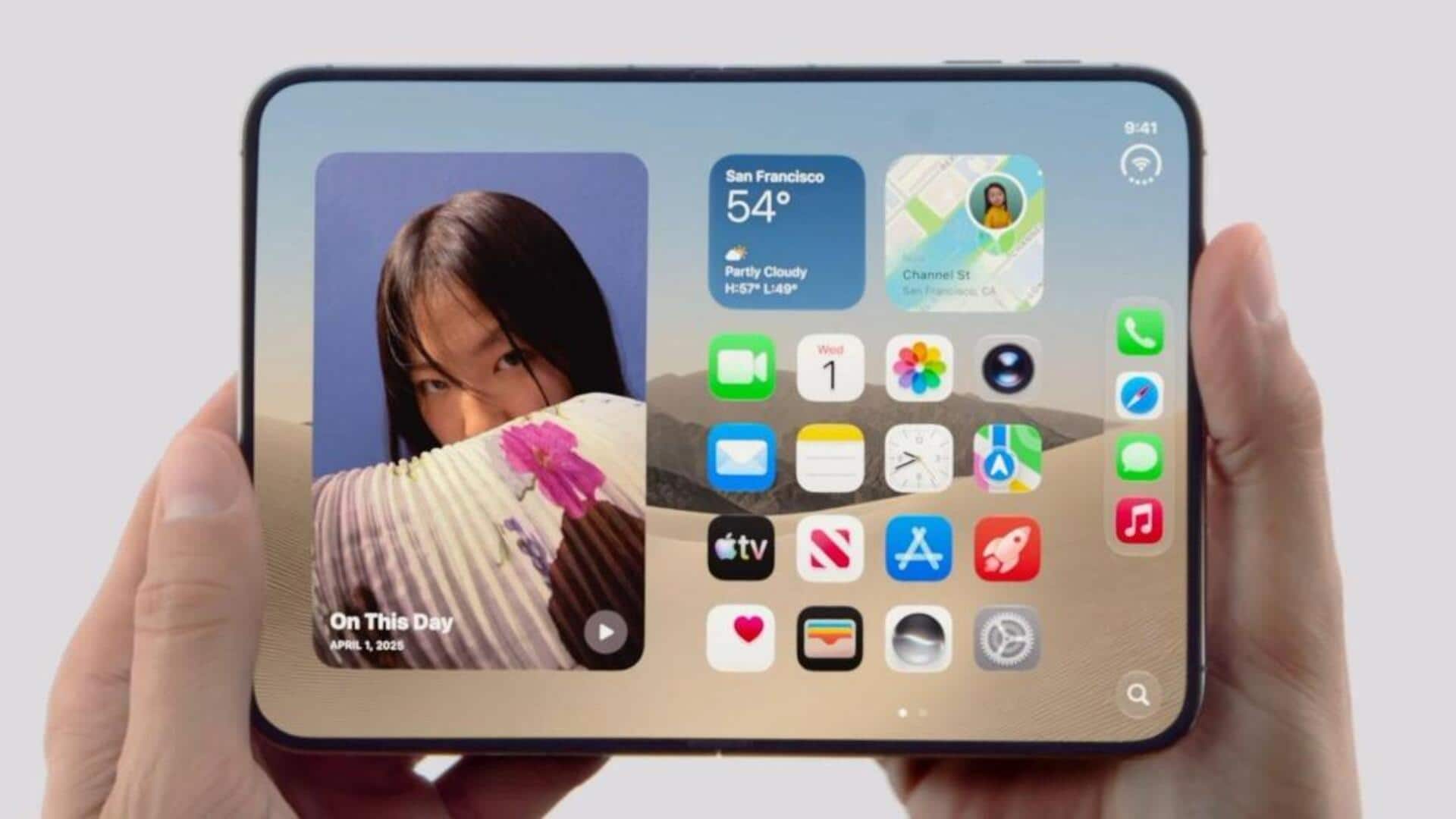 Apple's first foldable iPhone is here