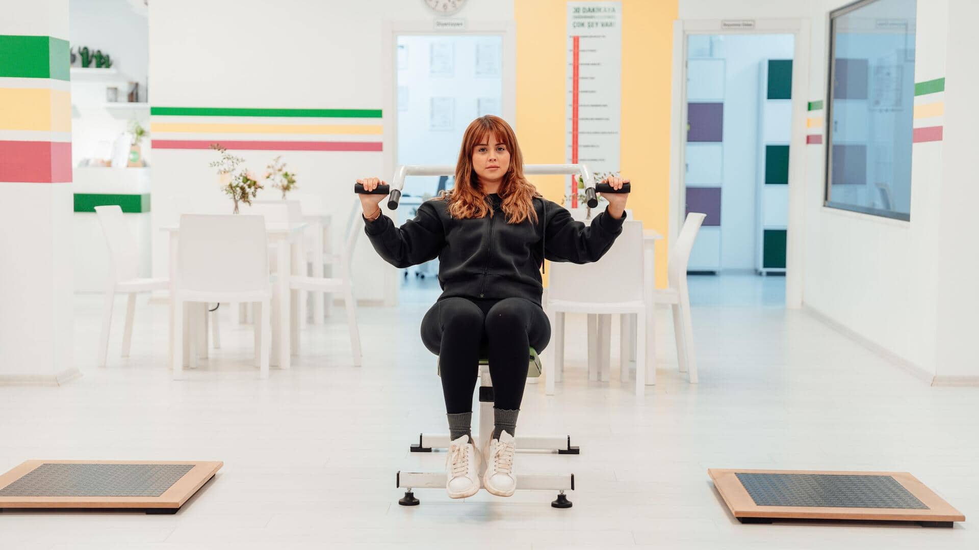 Want a stronger core? Try seated leg lifts