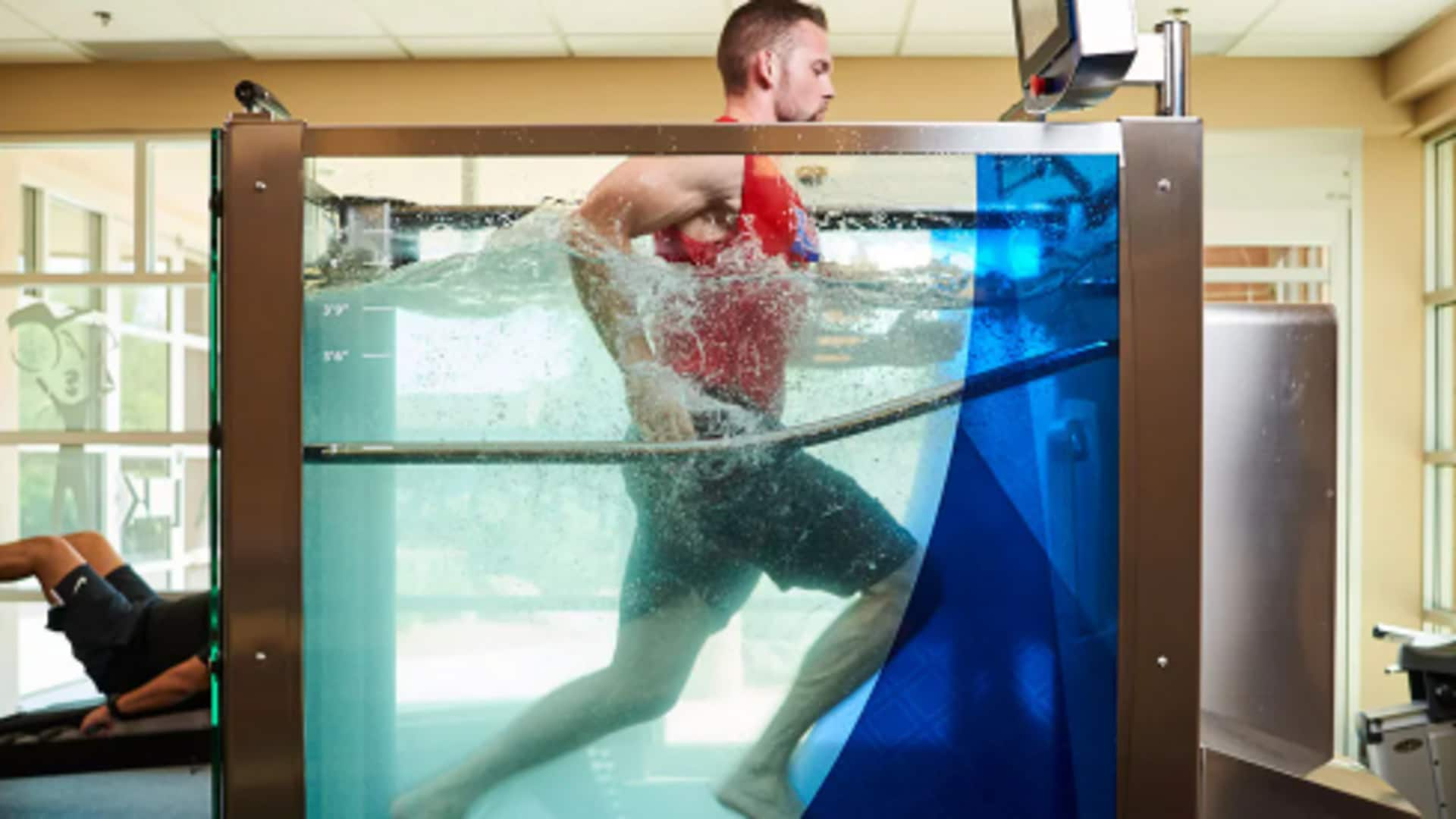 Dive into underwater treadmill workouts