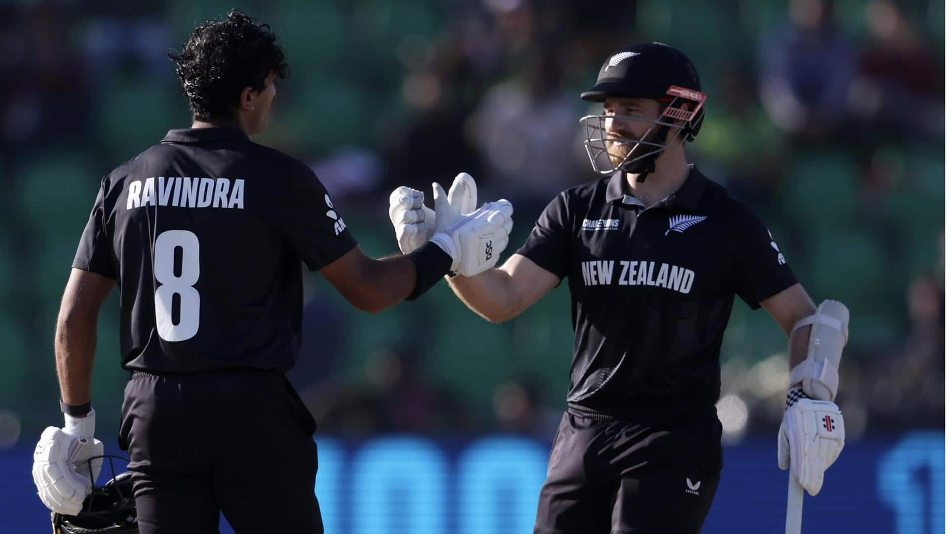 New Zealand register highest-ever total in Champions Trophy: Key stats