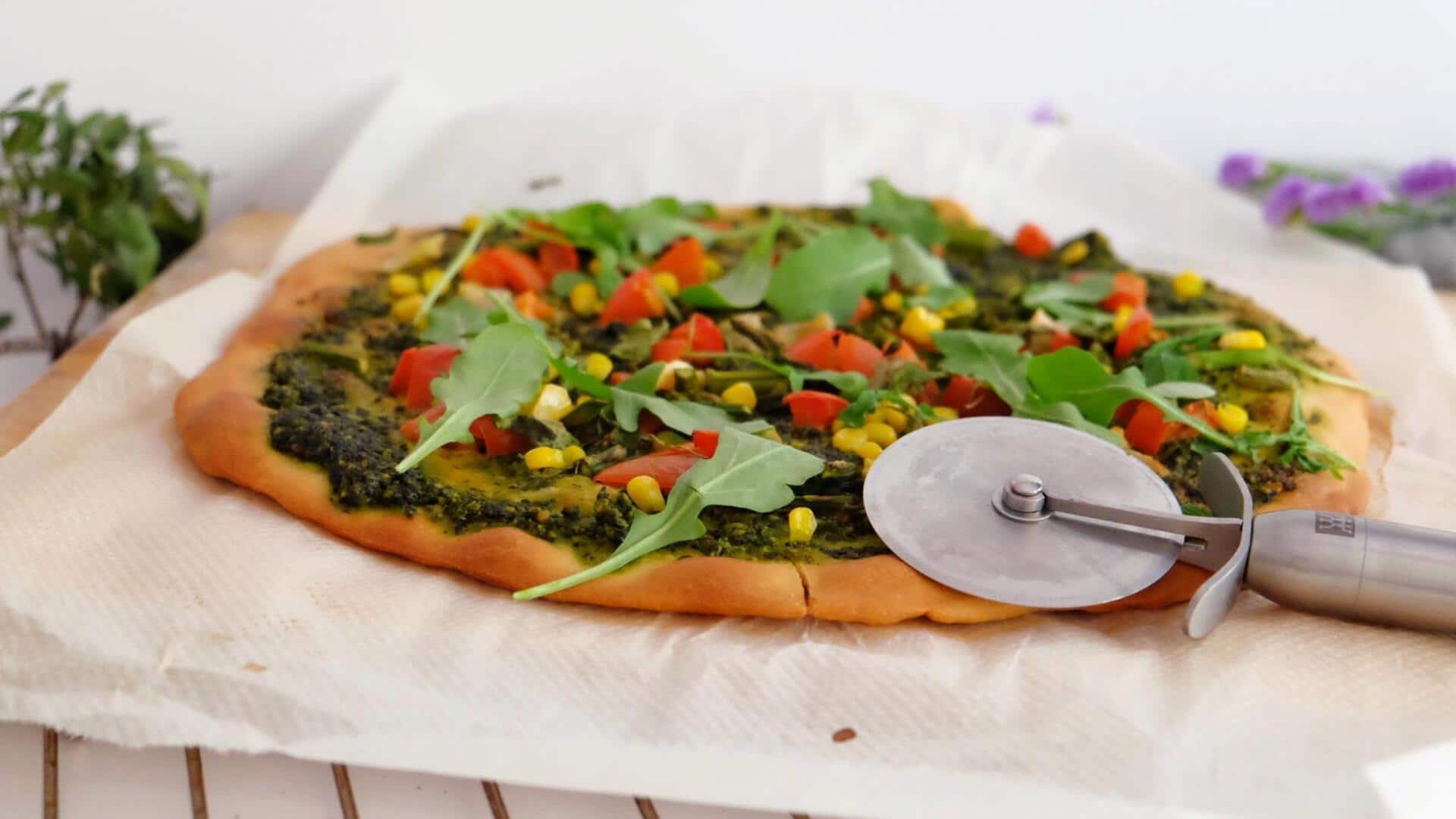 Green peas and pecan nuts make for a unique combination