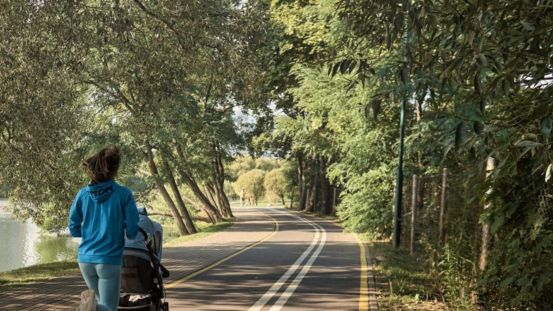 How pram walking sessions benefit adults, too