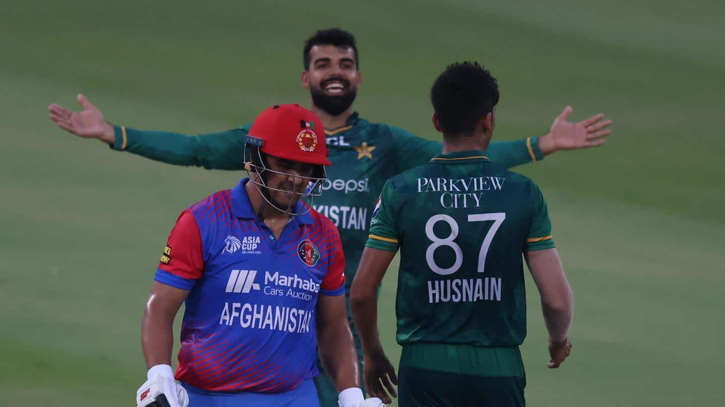 Asia Cup (Super Four): Afghanistan manage 129/6 against Pakistan