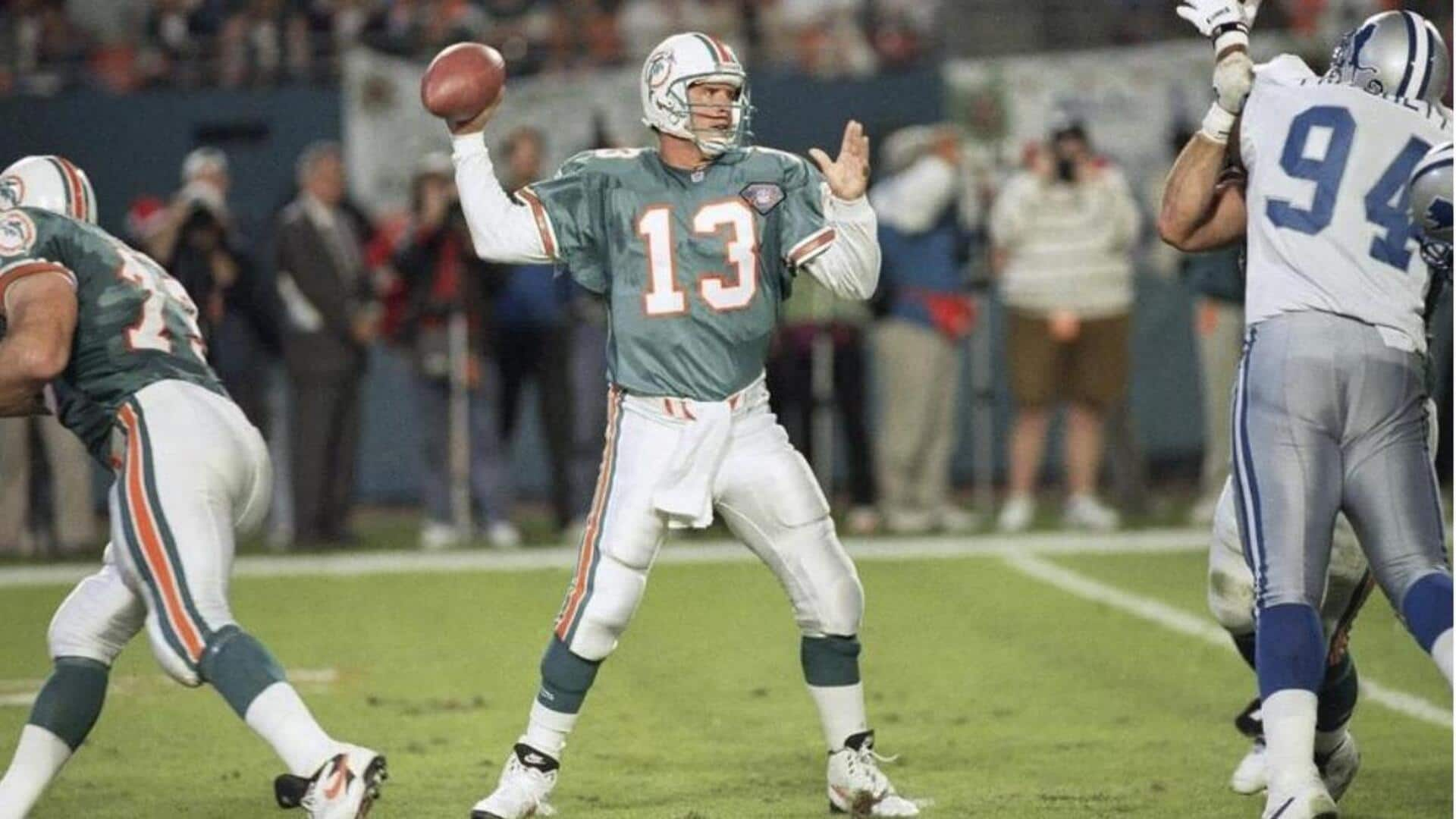 #ThisDayThatYear: Marino becomes first player to record 400 TD passes