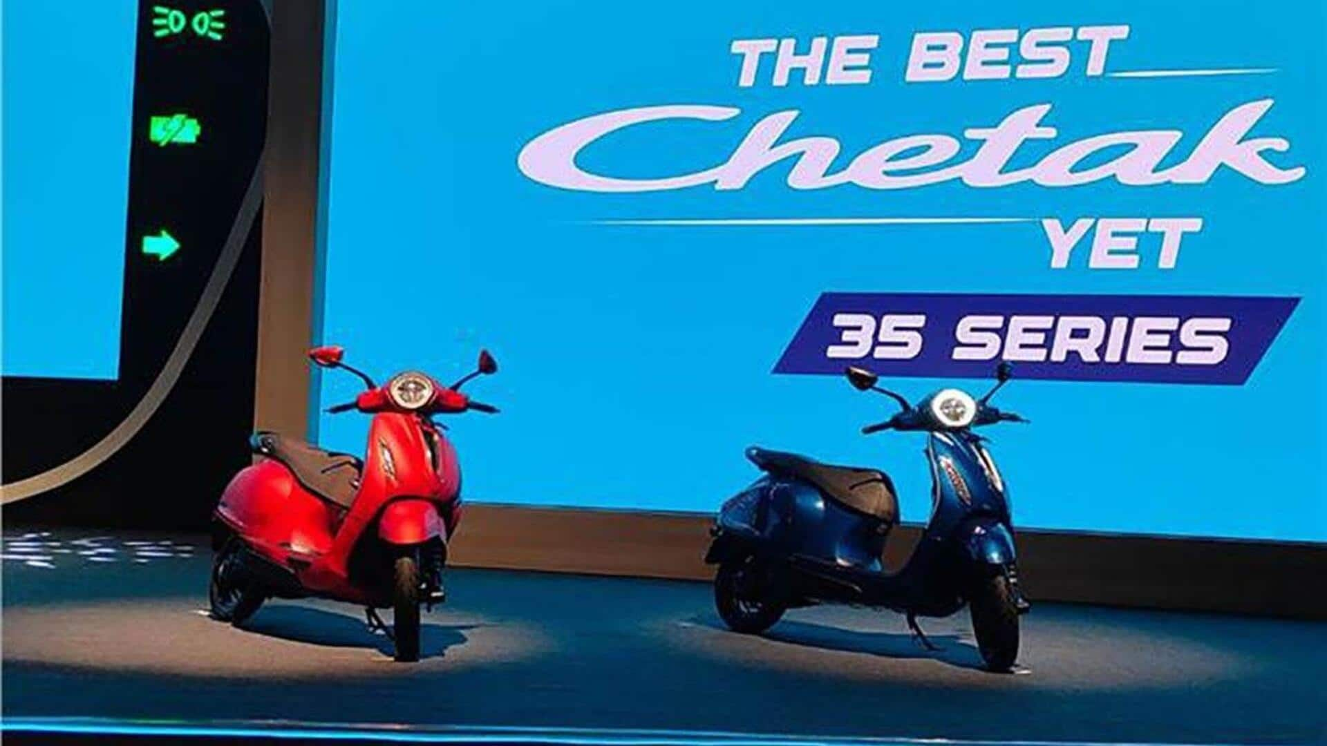 Bajaj's new Chetak e-scooters, with 153km range, launched at ₹1.2L