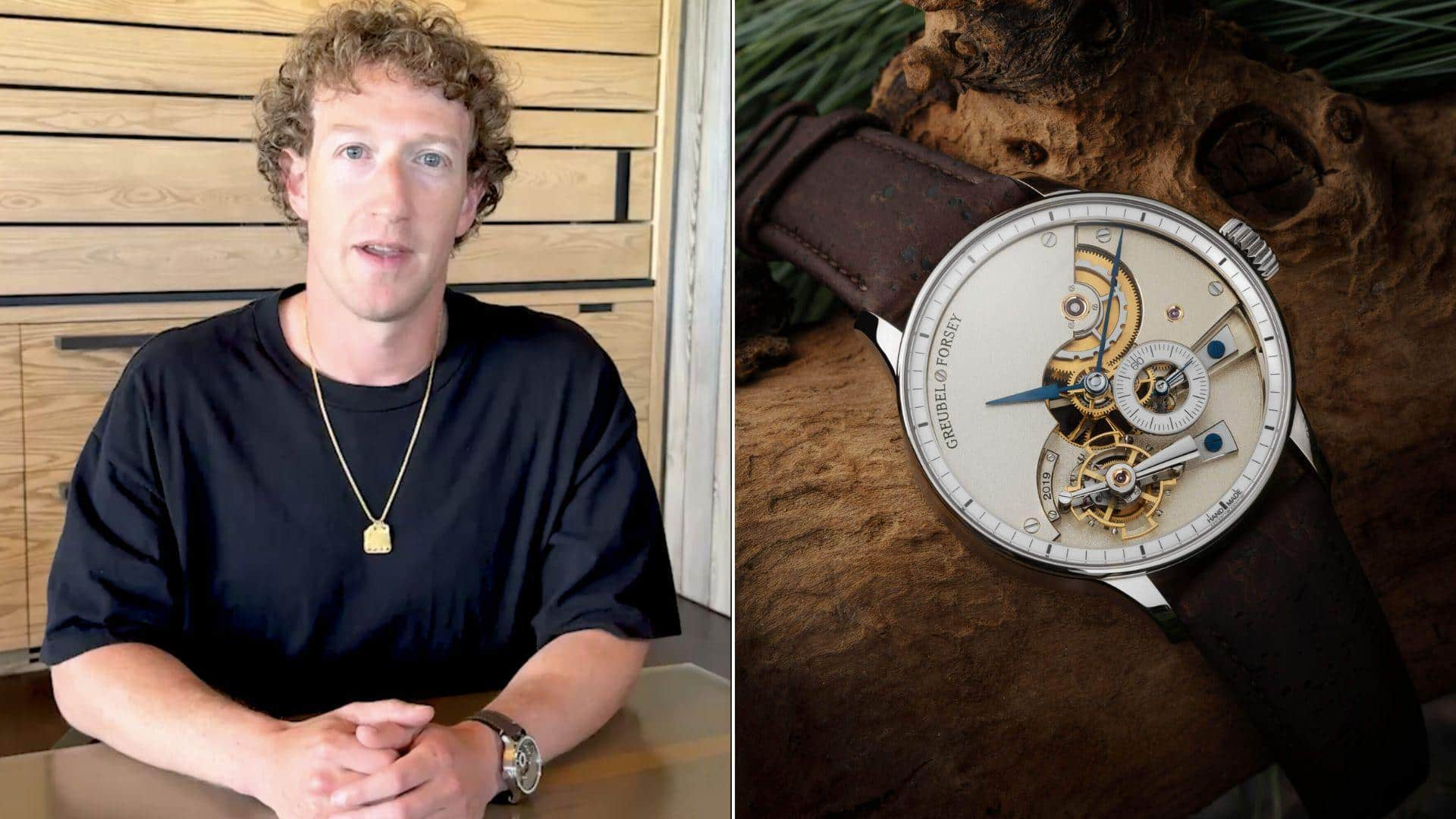 Mark Zuckerberg's $900K 'Hand Made 1' watch grabs attention