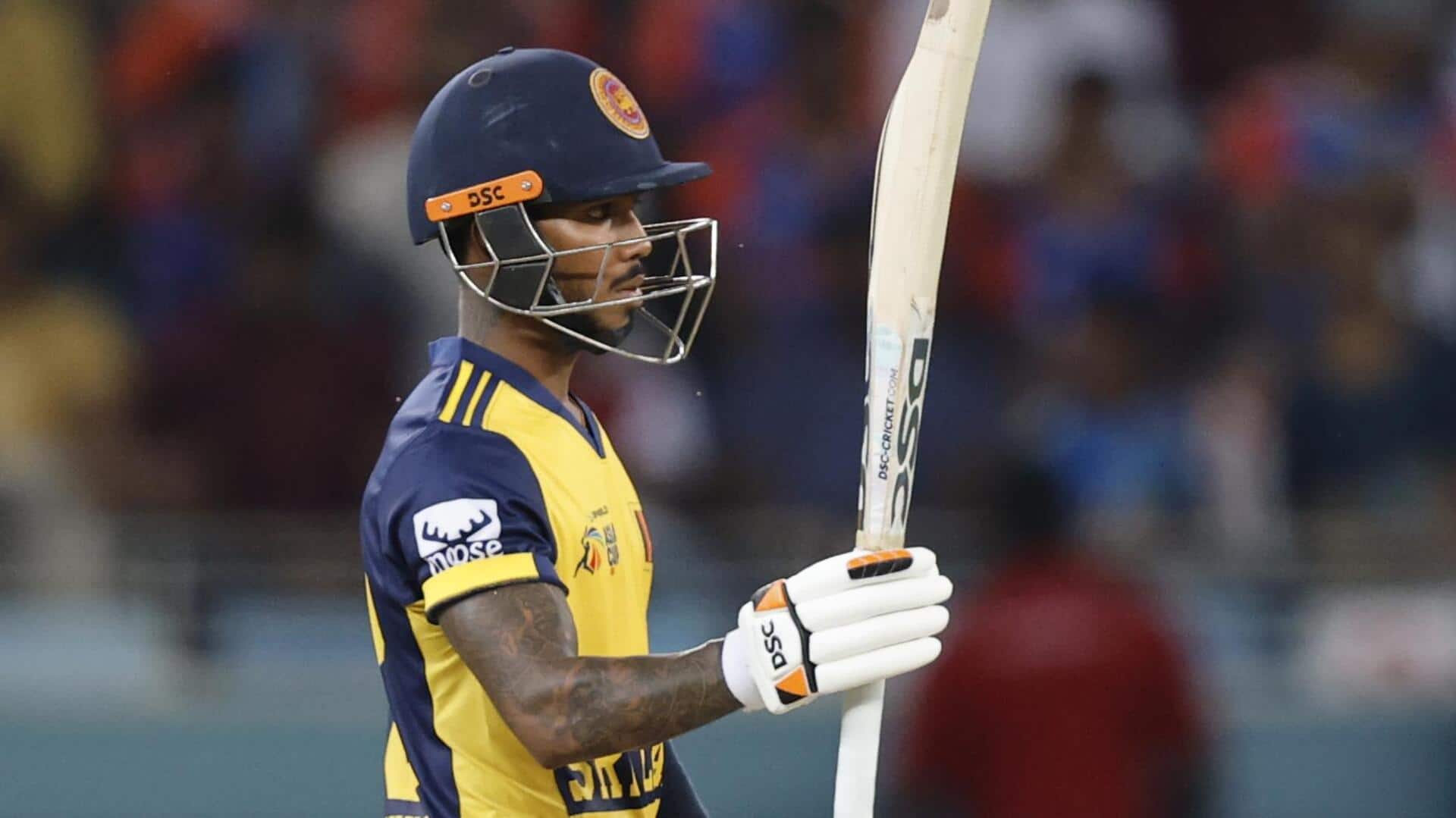 Sri Lanka batters with a century in T20I cricket