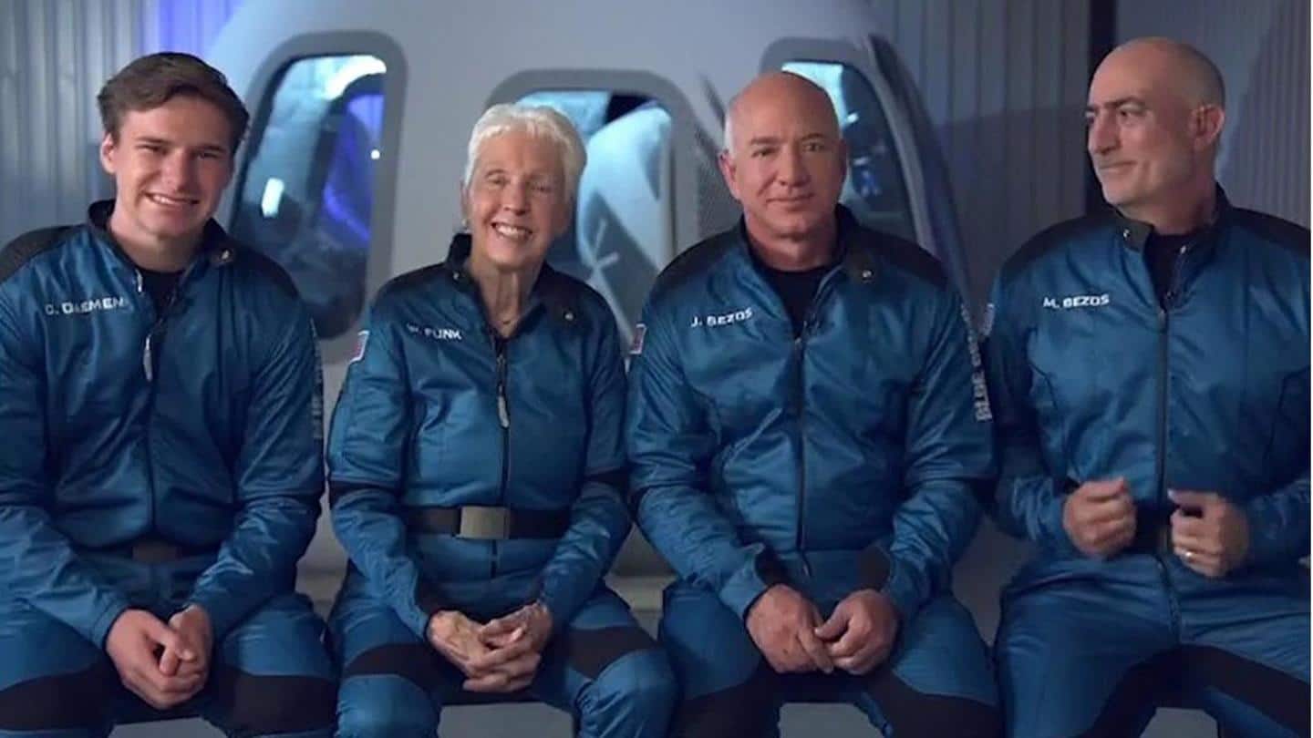 Jeff Bezos travels to space in his own rocket