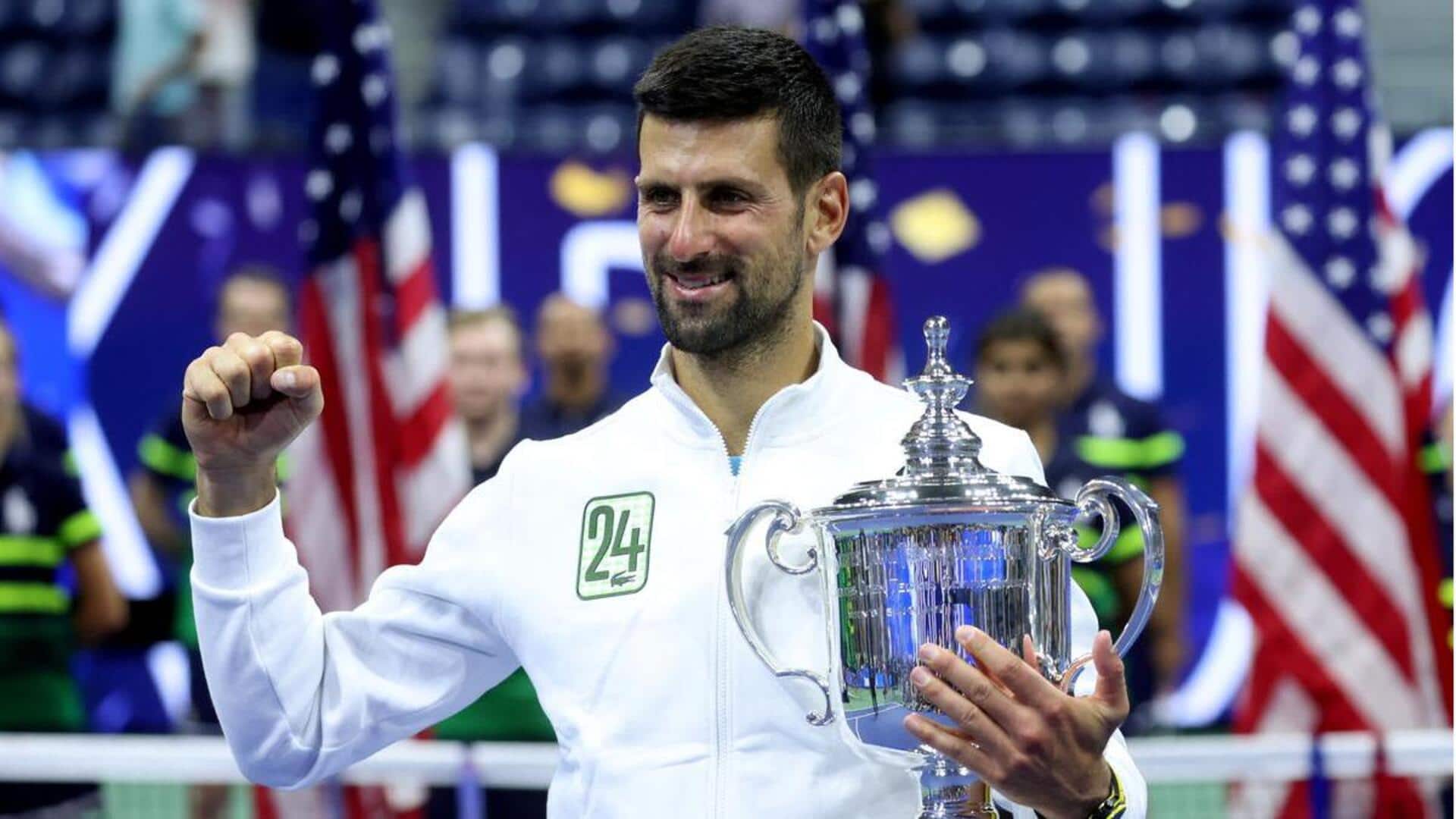 Incredible stats from Novak Djokovic's 24th Grand Slam title win