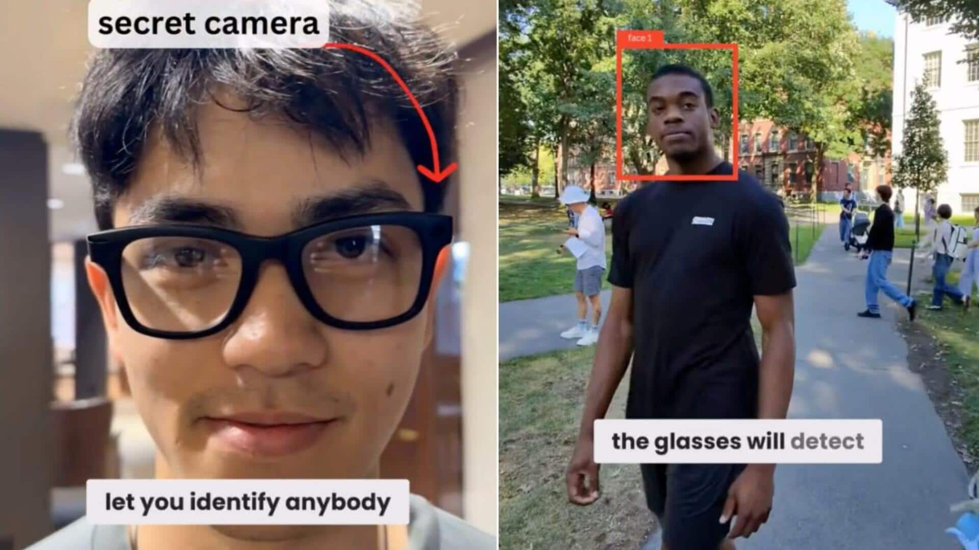 'Scary tech': Students develop smart glasses that automatically identify strangers