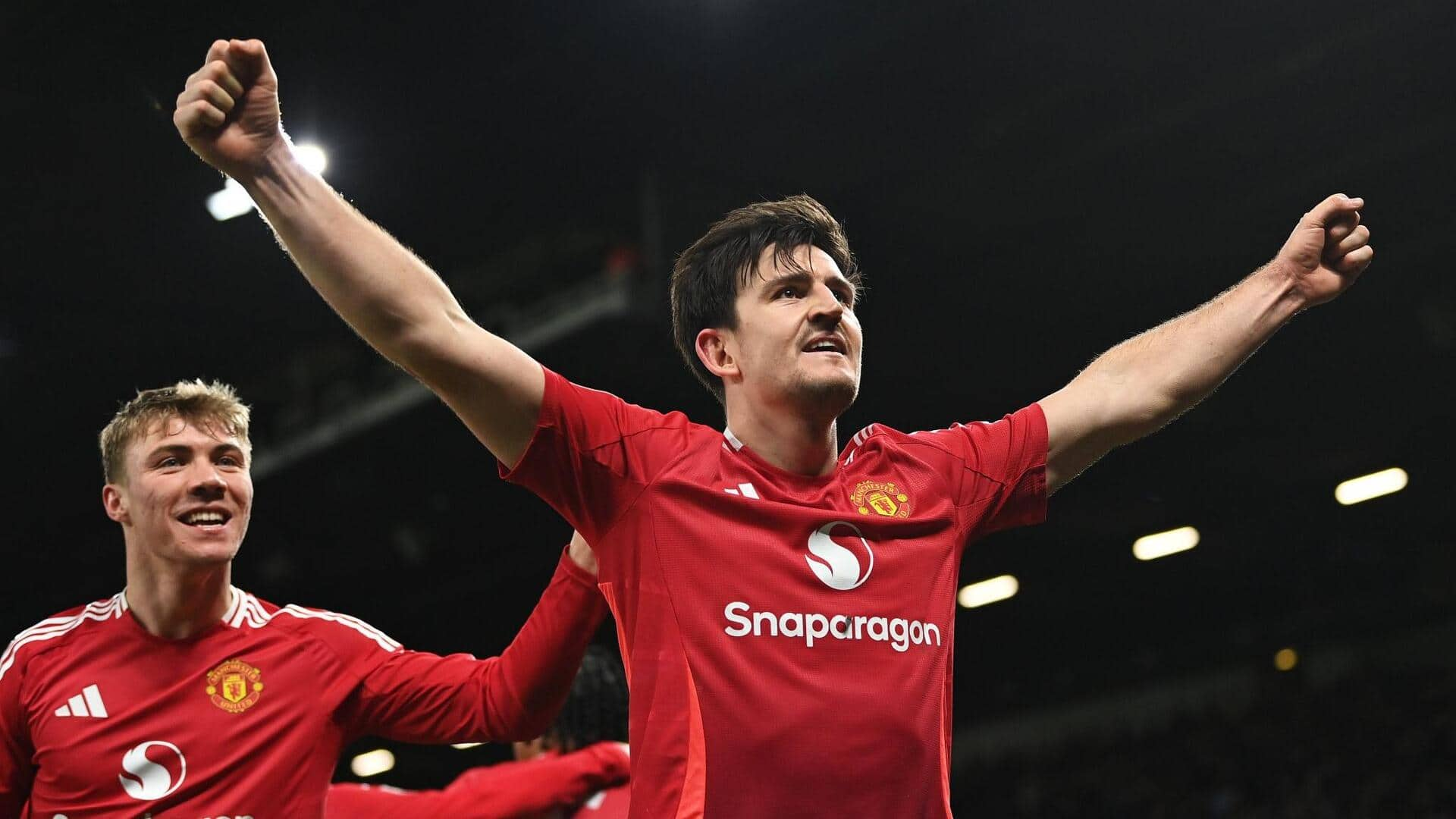 FA Cup: Harry Maguire's late goal helps Manchester United progress