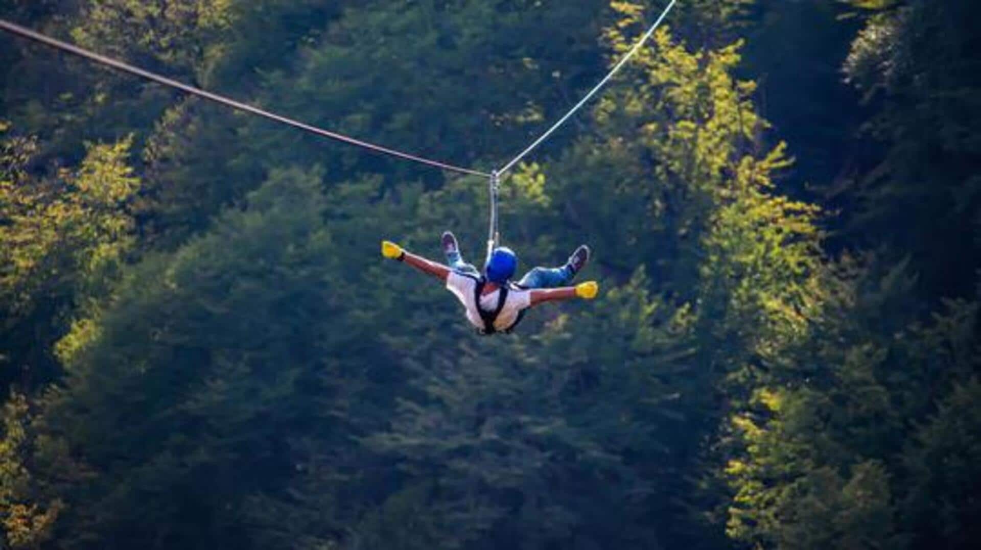 Ziplining enthusiasts, don't miss this forest adventure 