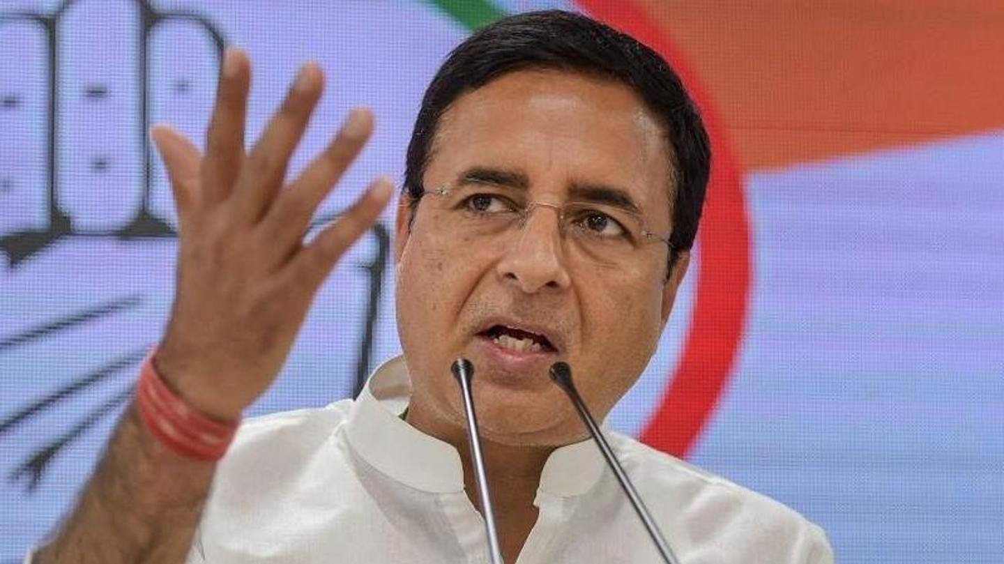 'Are they hungover on drugs?' asks Surjewala 'Are they hungover on drugs?' asks Surjewala
