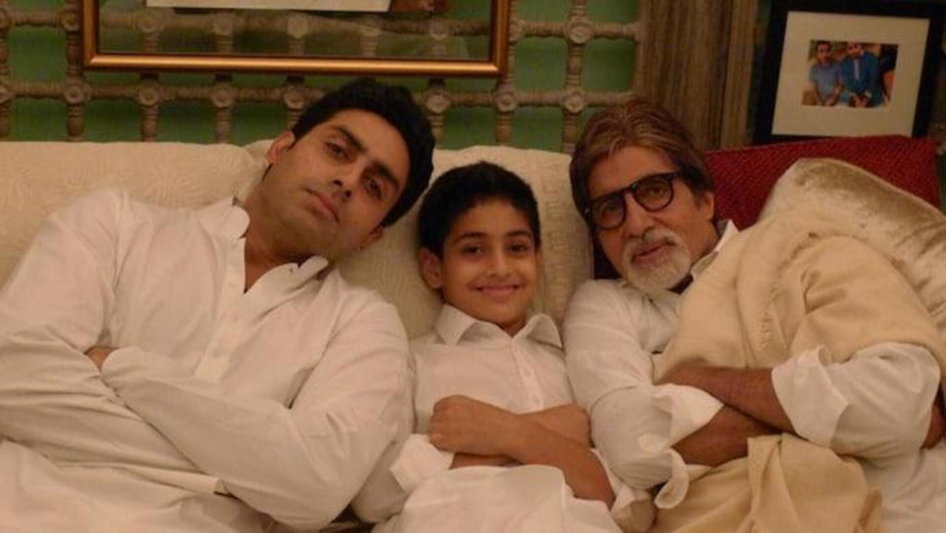 Amitabh Bachchan blesses Abhishek-Agastya, shares 'Sam Bahadur' screening photos