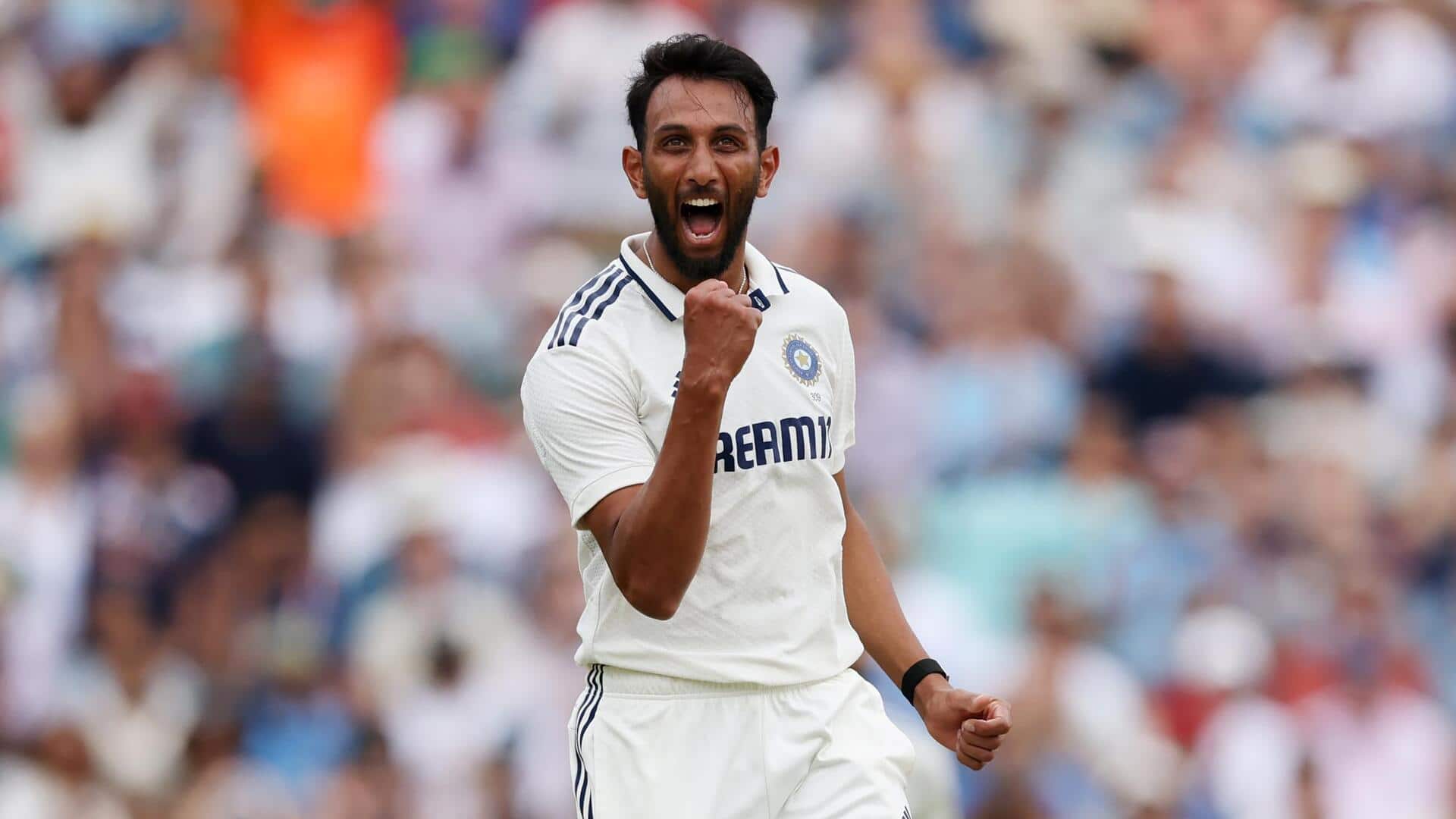 Prasidh Krishna gets to 100 First-Class wickets: Key stats Prasidh Krishna gets to 100 First-Class wickets: Key stats