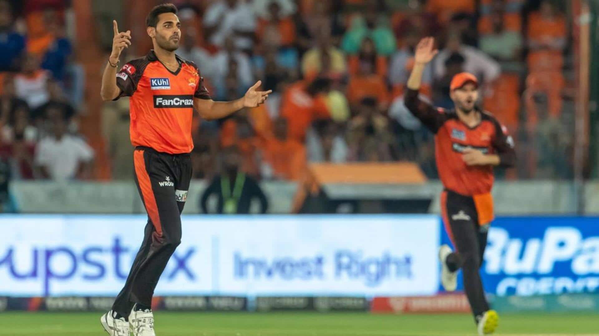 Bhuvneshwar Kumar becomes first bowler with 150 wickets for SRH