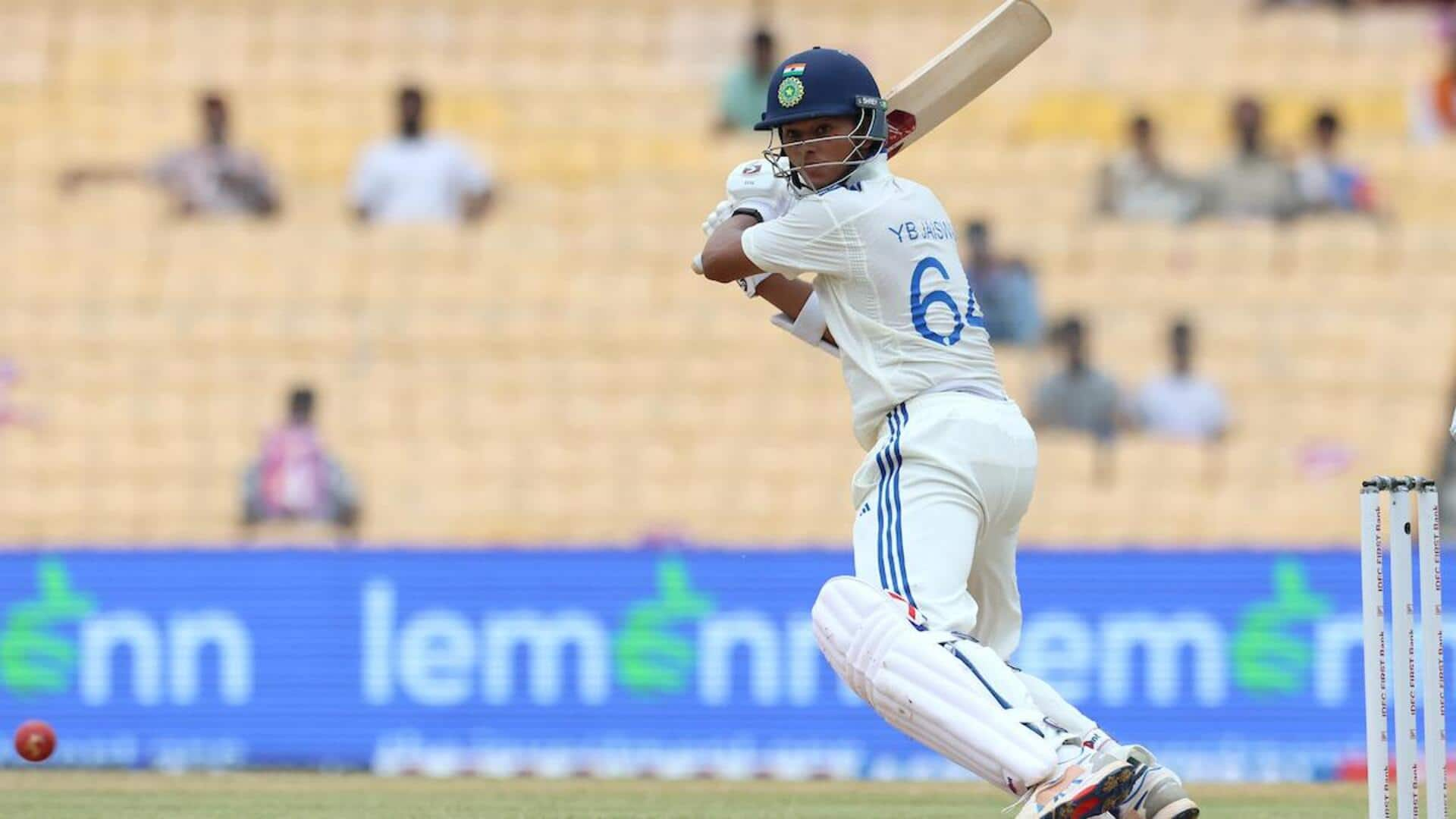 Yashasvi Jaiswal smashes his fifth Test half-century: Key stats