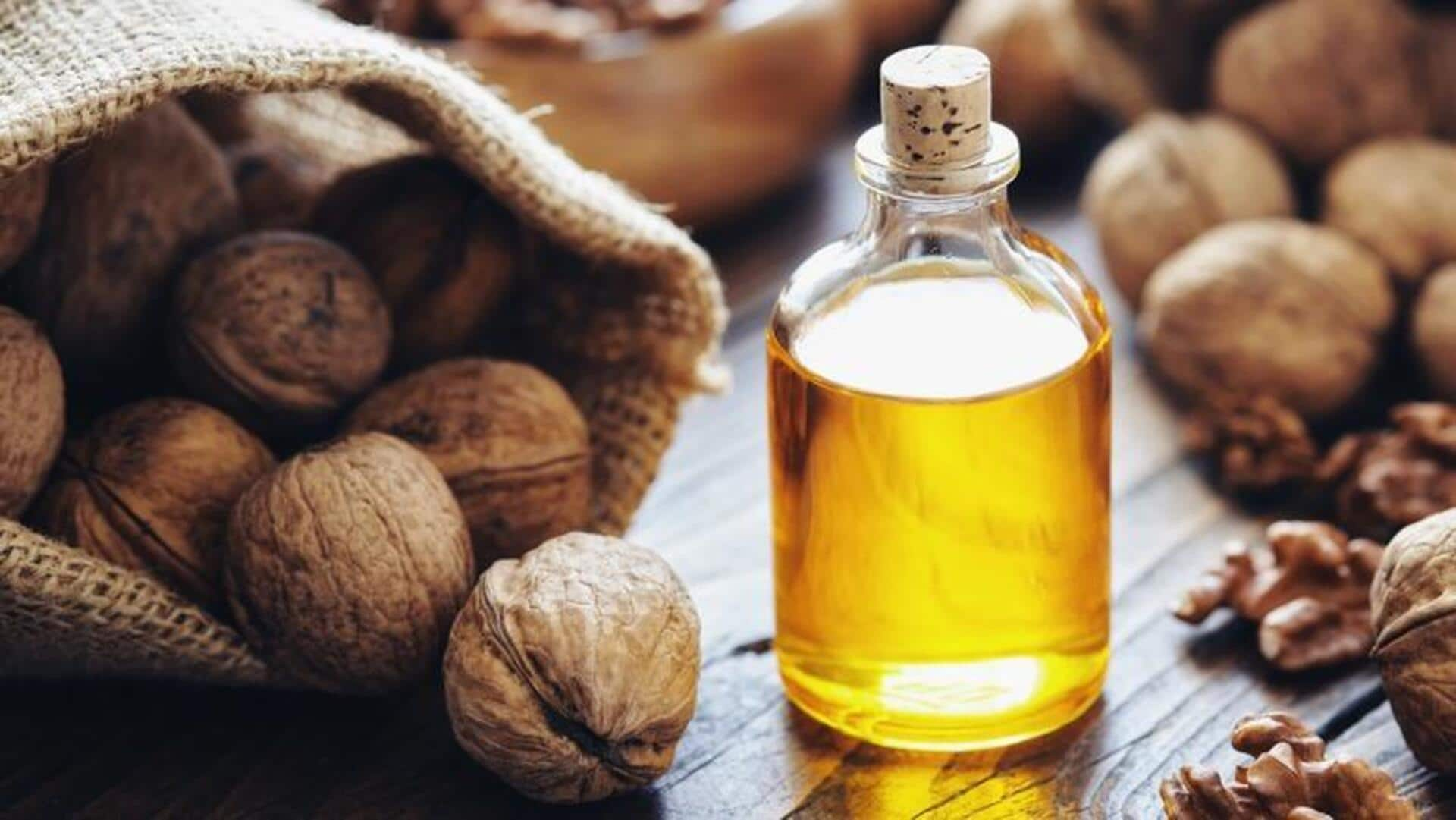 Enhancing facial exfoliation with walnut shell oil