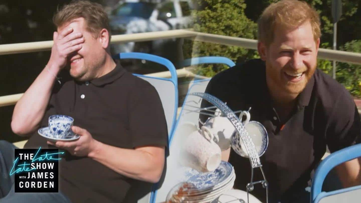 Prince Harry's James Corden interview caused ''disquiet' at Buckingham Palace?