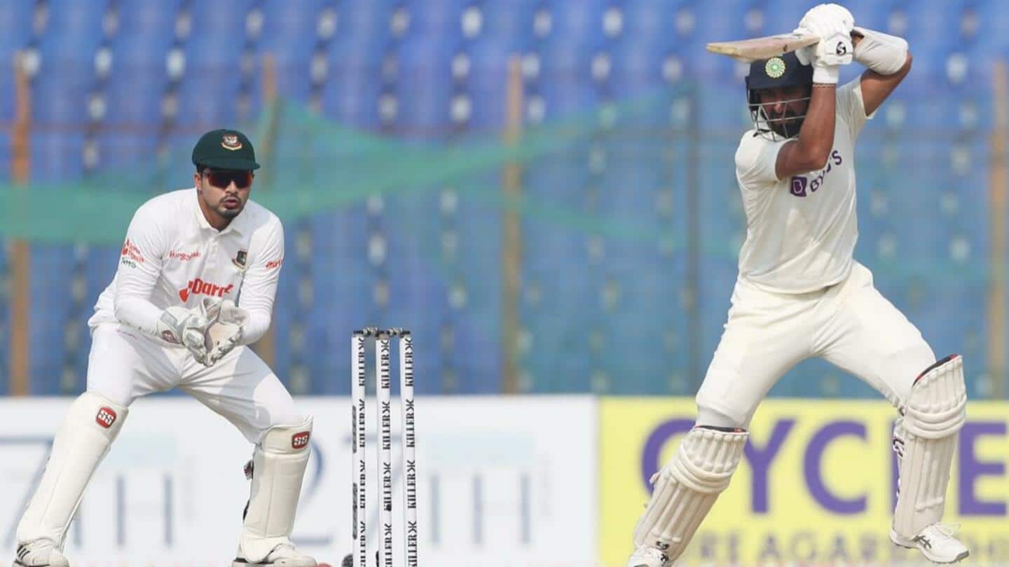 Bangladesh vs India: Cheteshwar Pujara slams his 34th Test half-century