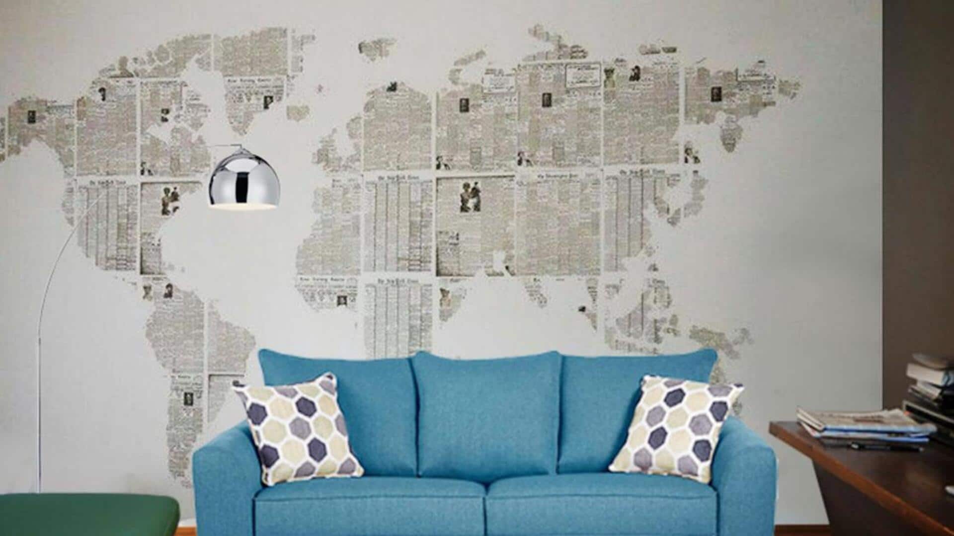 Create stylish home accents with newspapers, we tell you how Create stylish home accents with newspapers, we tell you how