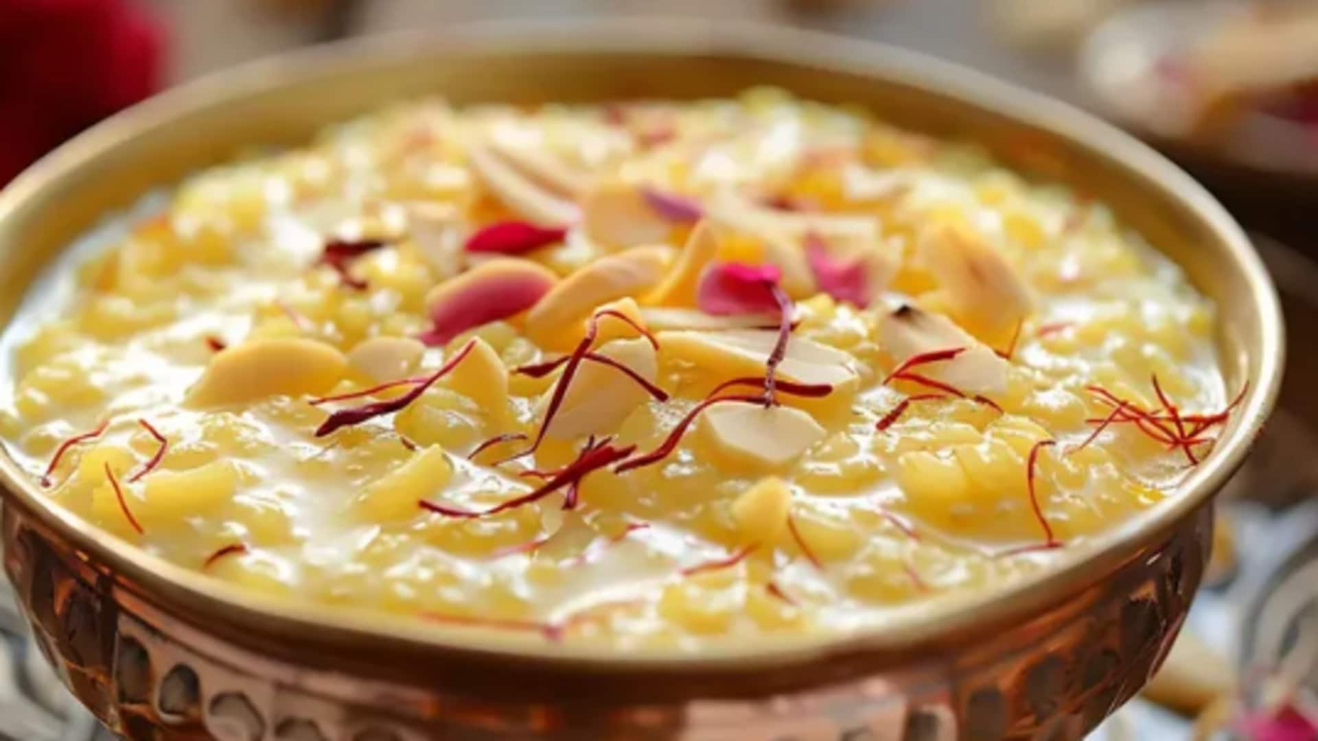 Saffron + almonds: A dessert combo you'll love