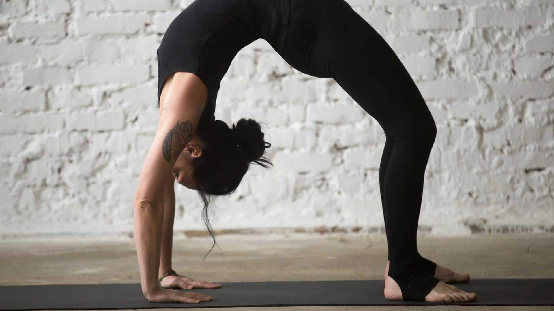 Wheel pose: A powerful yoga asana for core strength