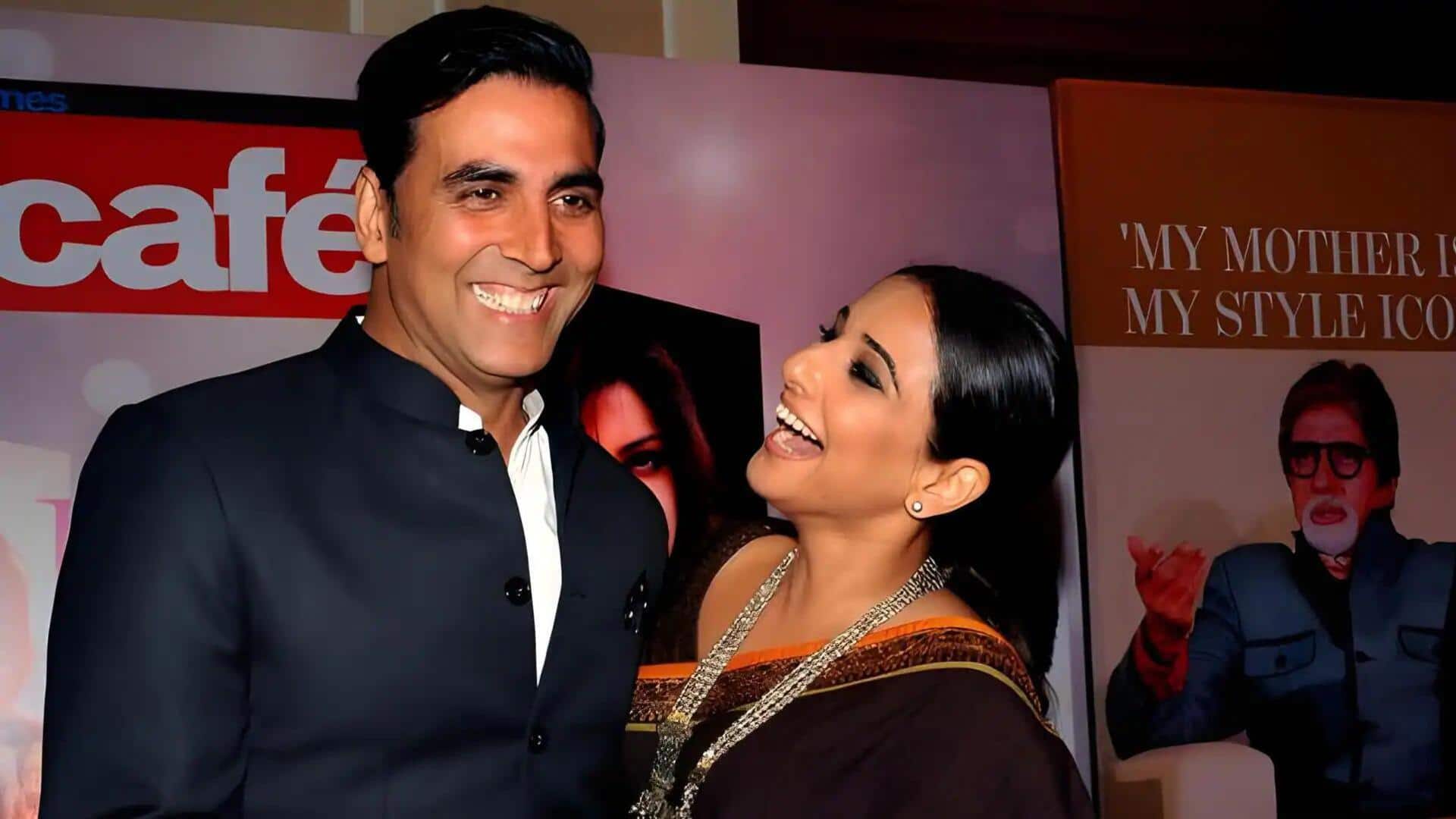 Akshay Kumar, Vidya Balan off to Kerala to shoot next