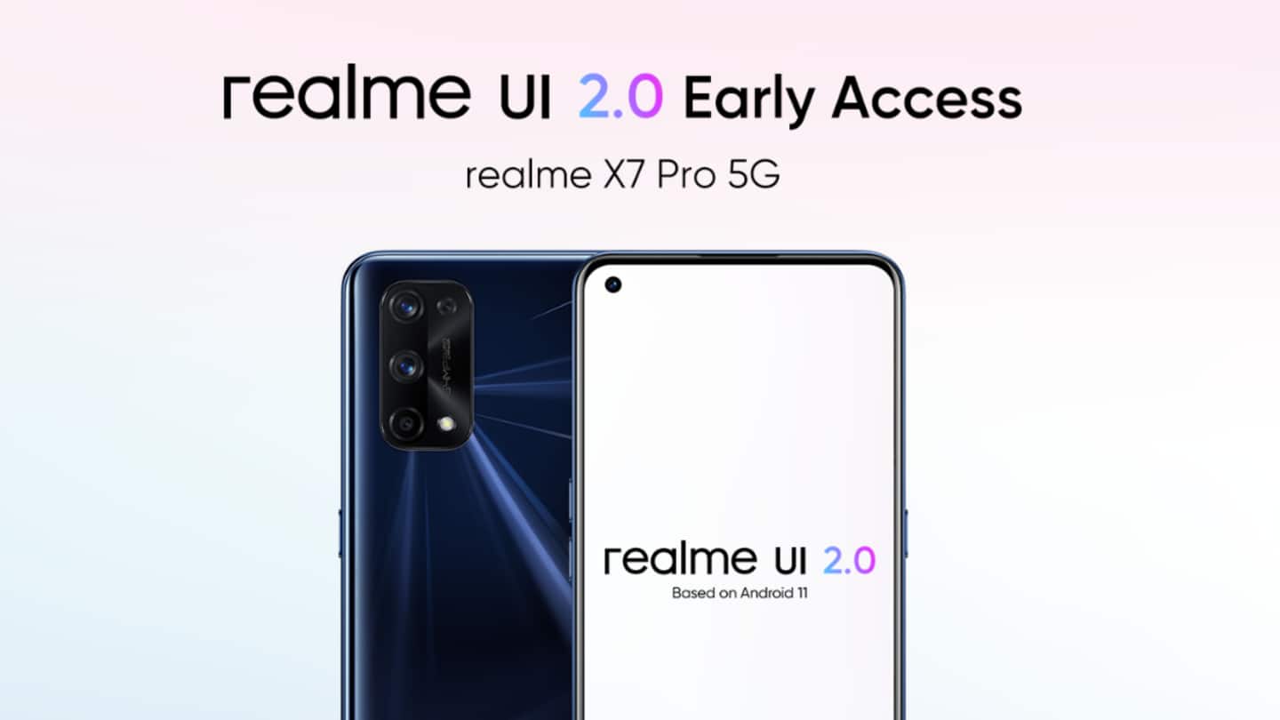 Realme X7 Pro gets early access to Realme UI 2.0