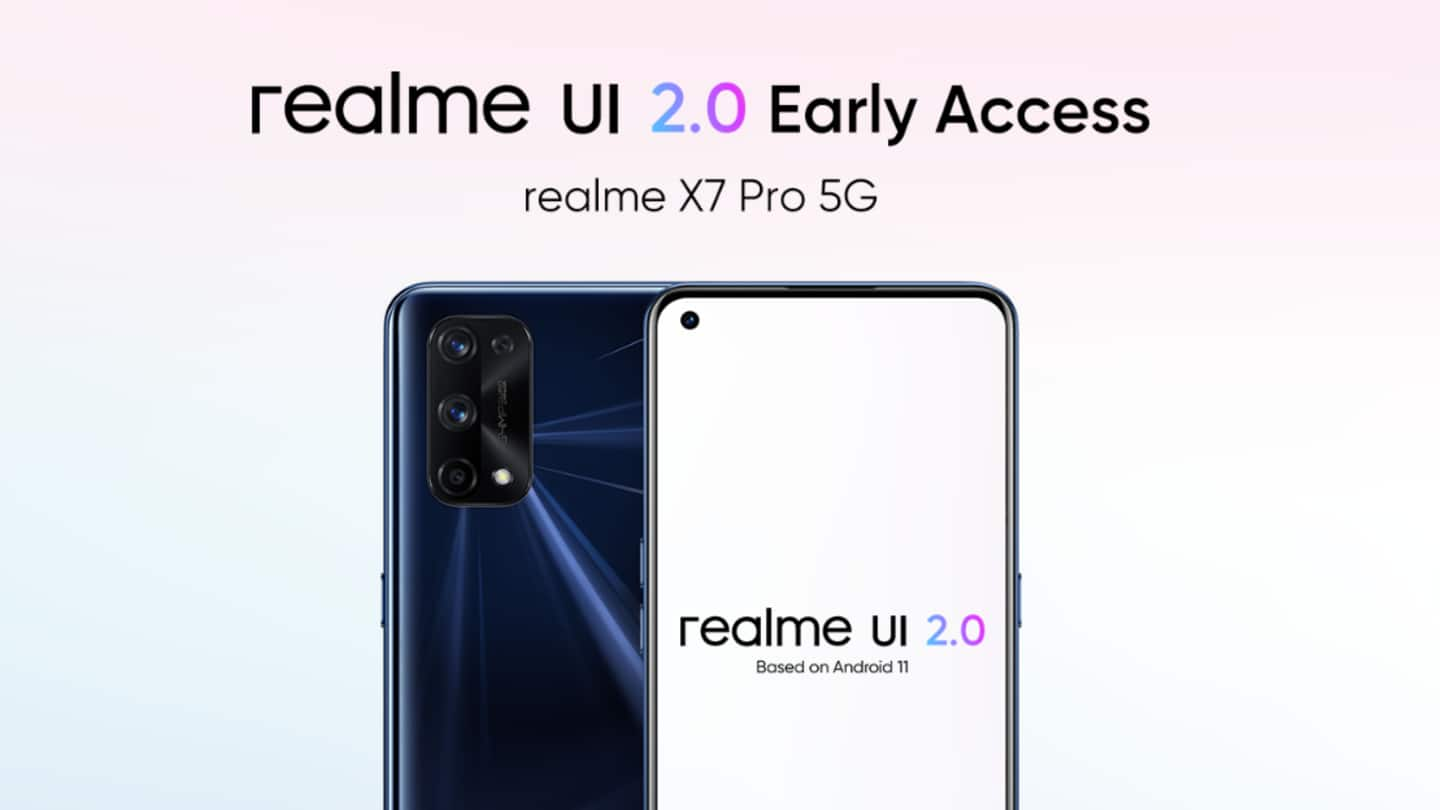 Realme X7 Pro gets early access to Realme UI 2.0 | NewsBytes