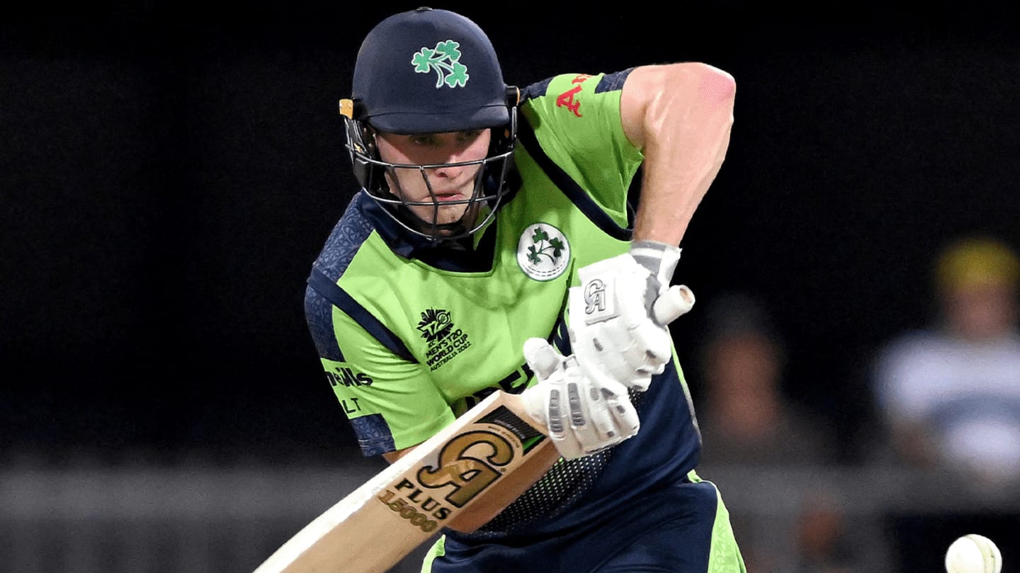 T20 WC: Ireland's Lorcan Tucker slams valiant 71* against Australia